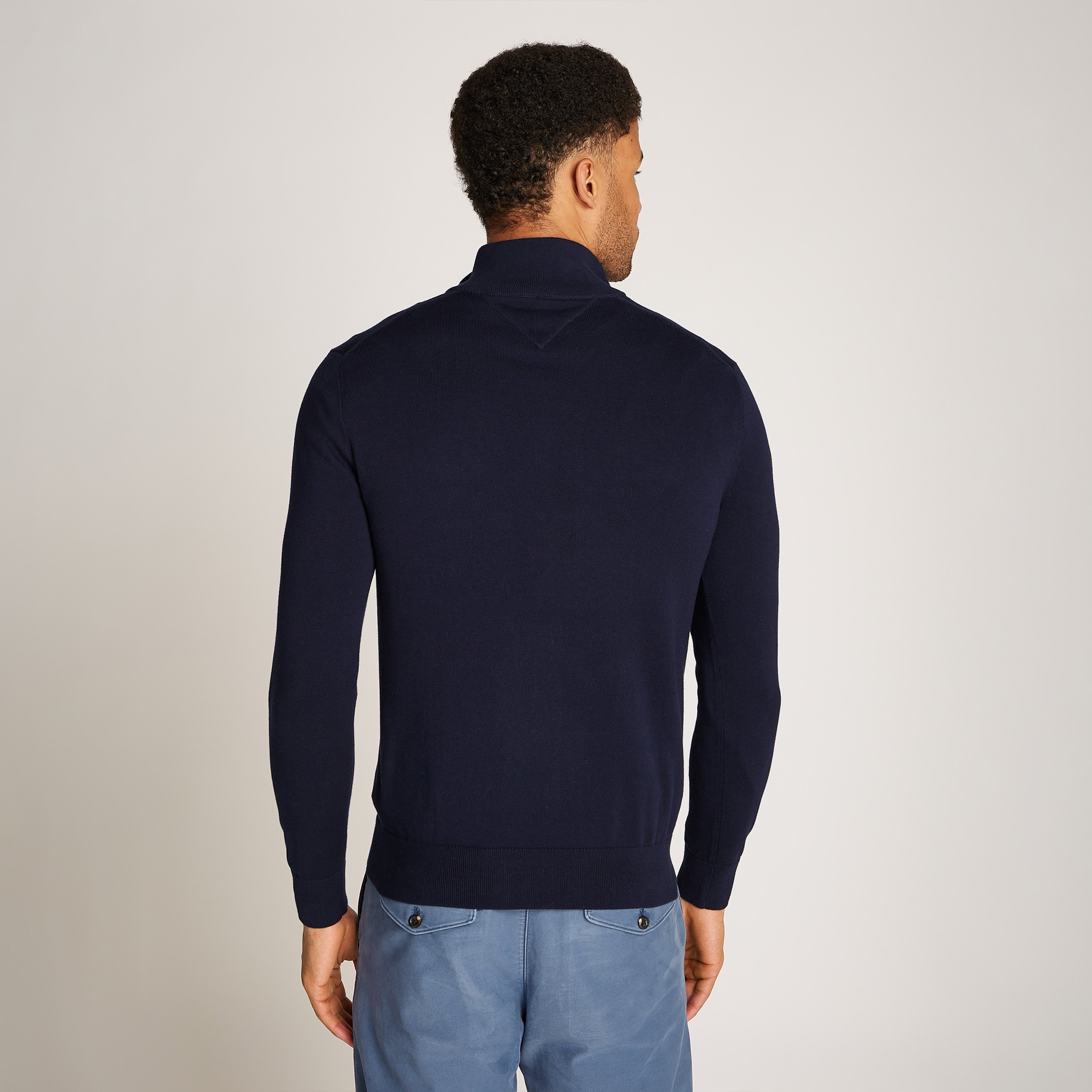 Tommy Hilfiger Erkek Triko Lacivert Kazak