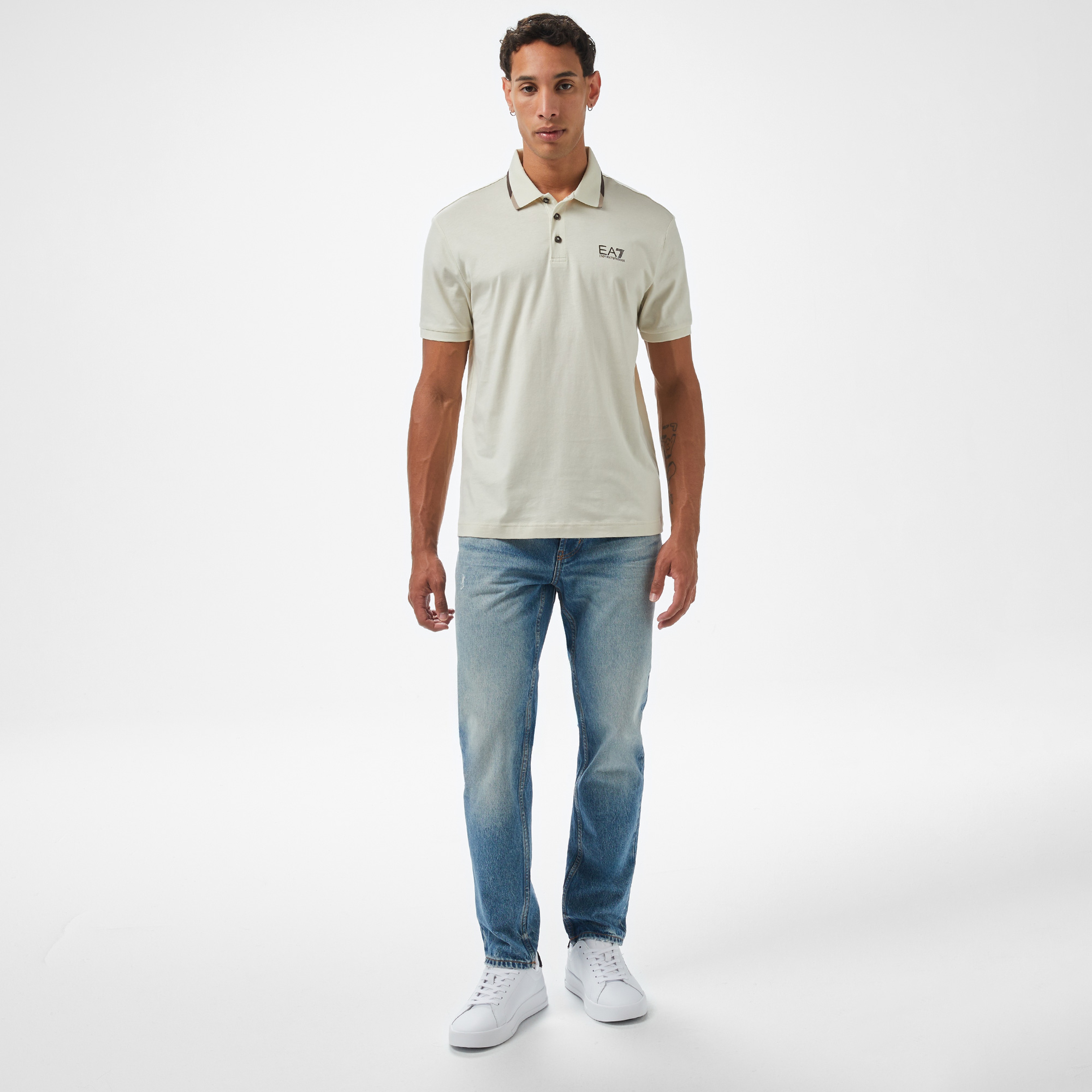 EA7 Erkek Gri Polo