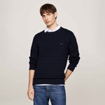 Tommy Hilfiger Erkek Mavi Triko