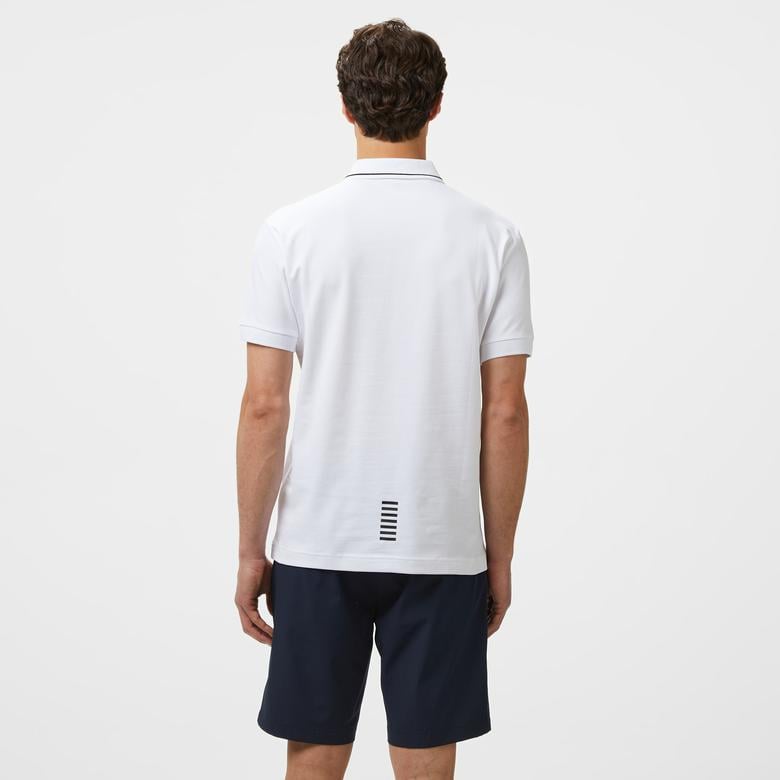 Ea7 Erkek Beyaz Polo