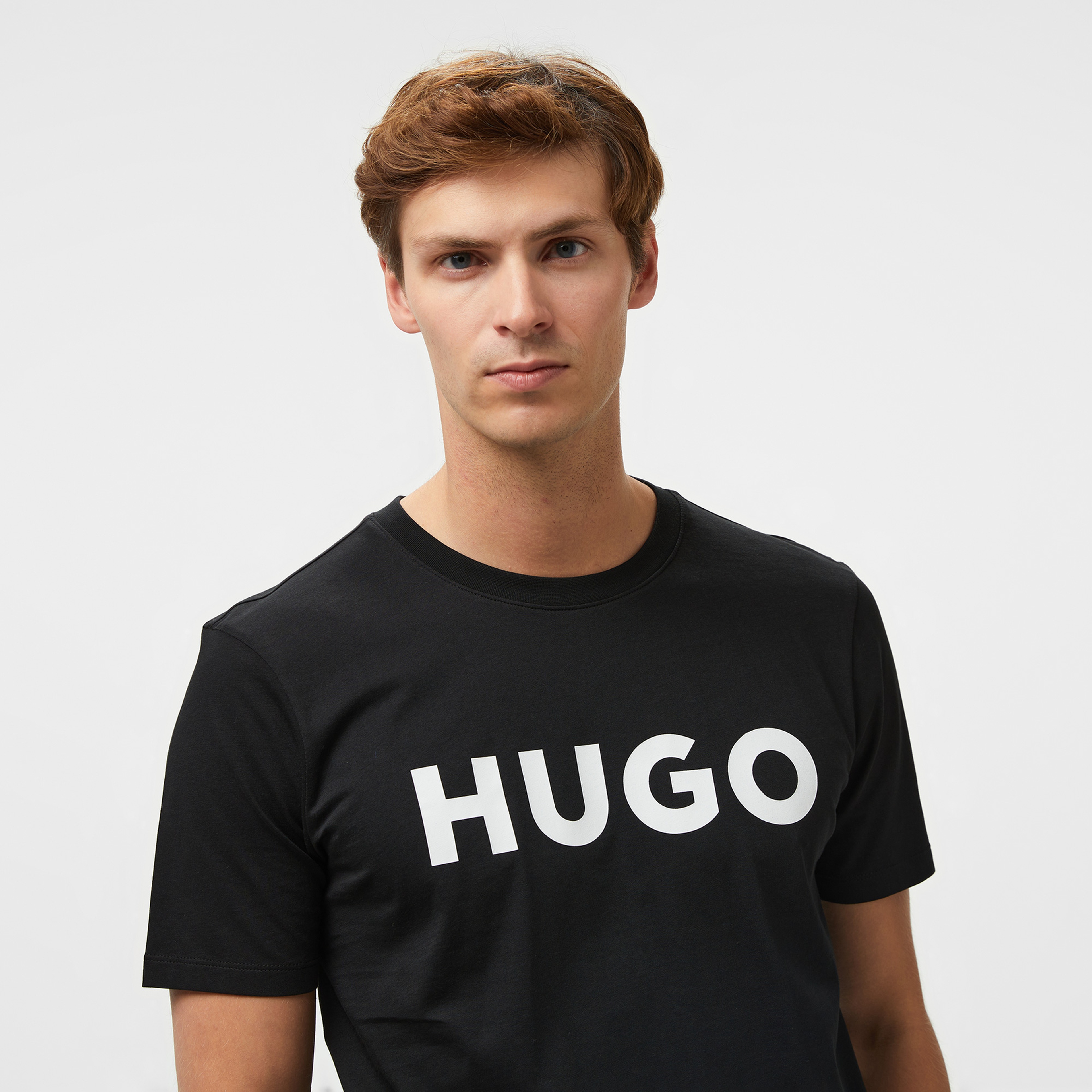 Hugo Dulivio Erkek Siyah T-Shirt