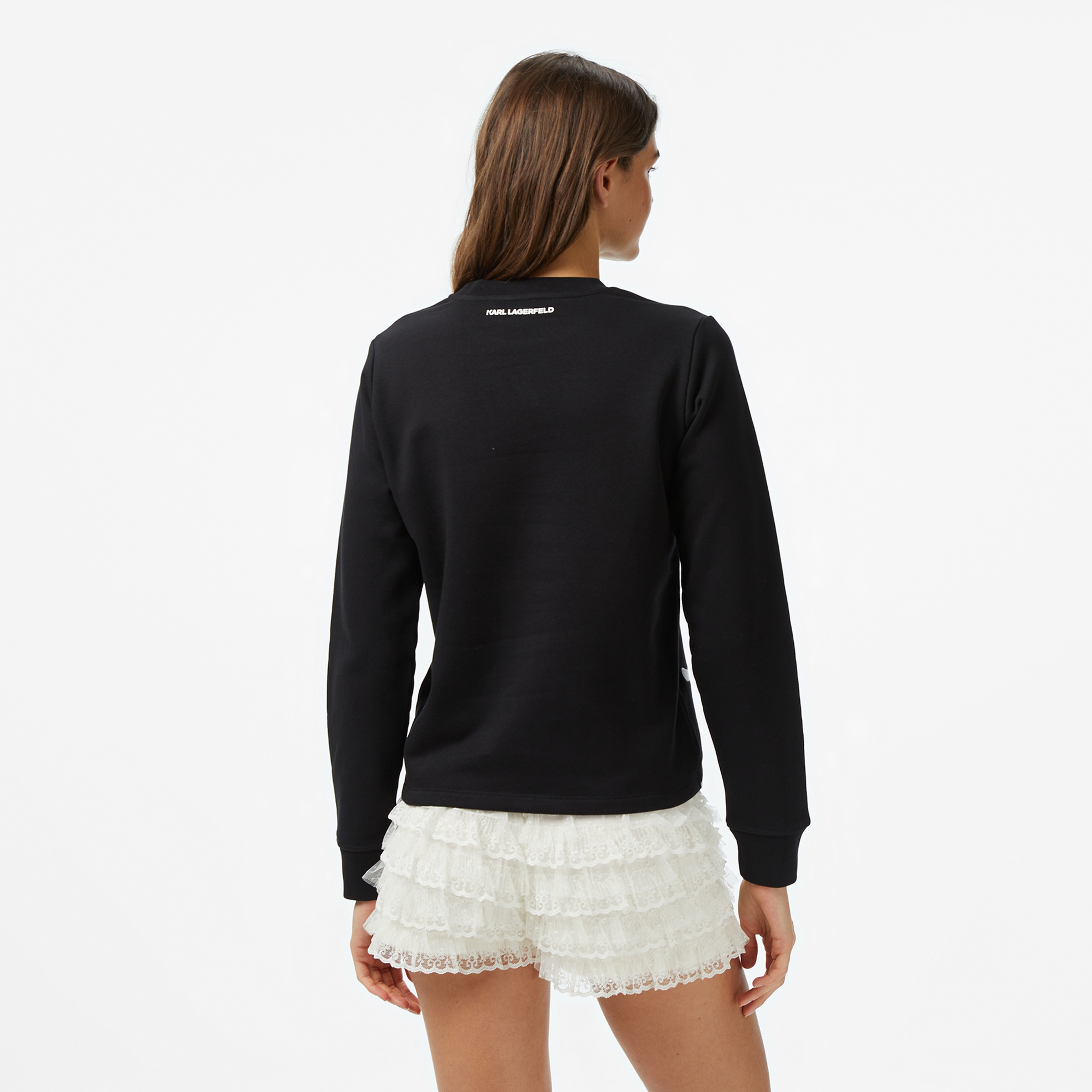 Karl Lagerfeld Kadın Siyah Sweatshirt