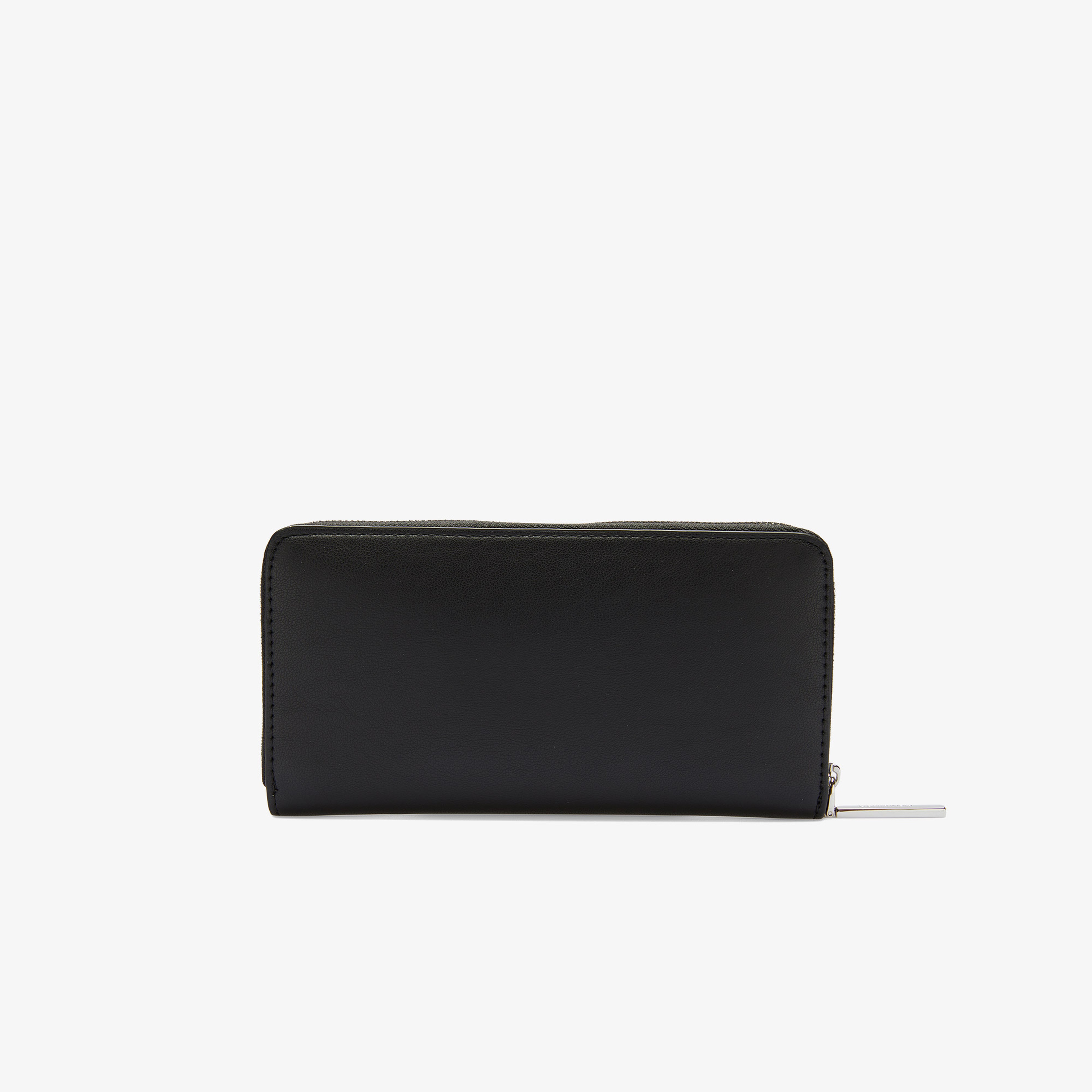 Calvin Klein Re-Lock Large Zip Around Kadın Siyah Cüzdan