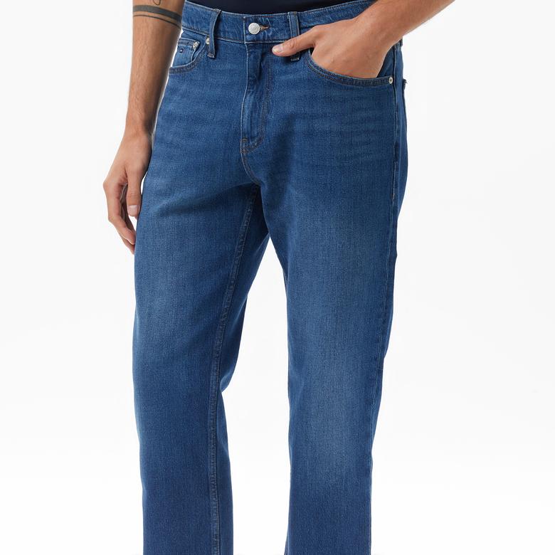 Tommy Jeans Ryan Slim Erkek Lacivert Jean