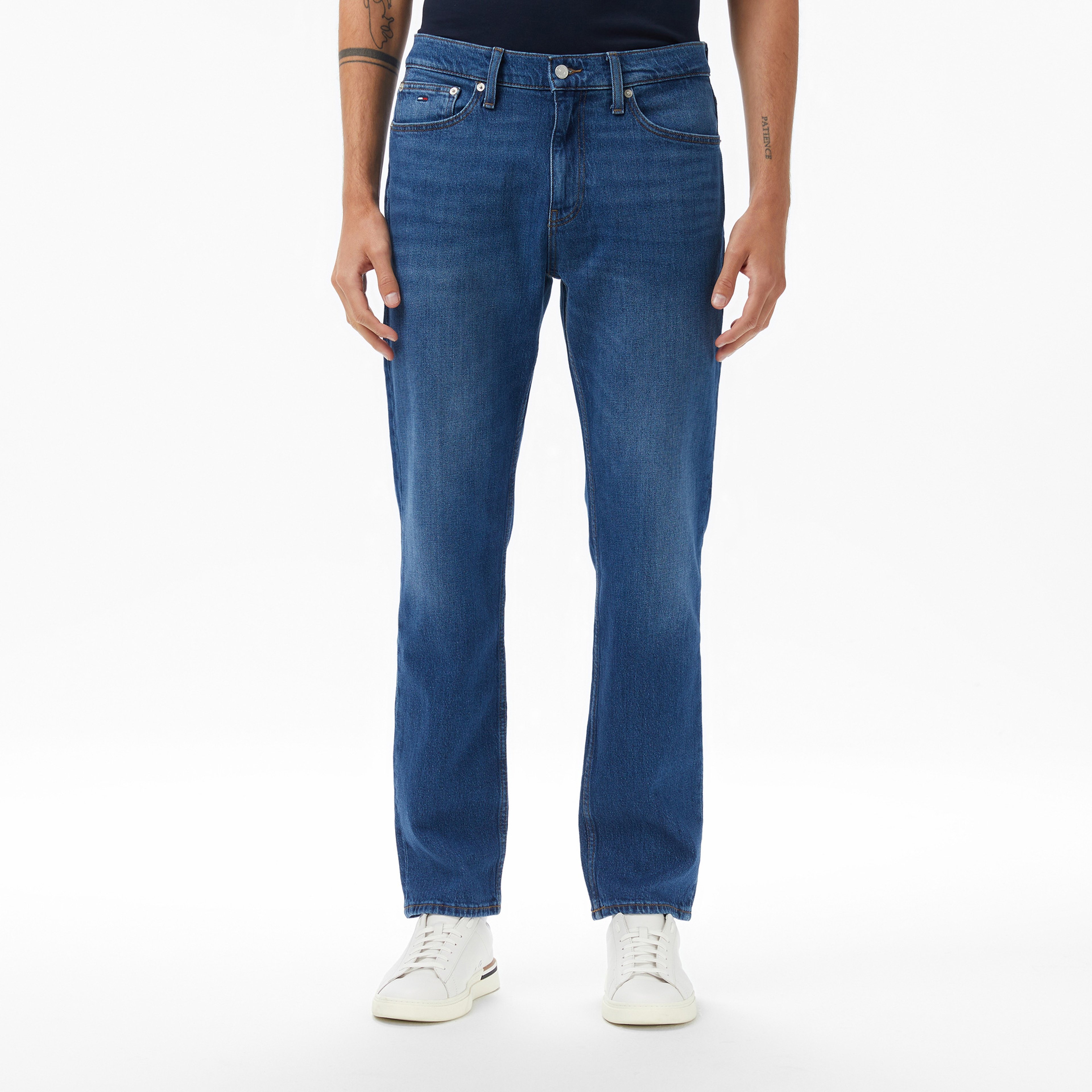 Tommy Jeans Ryan Slim Erkek Lacivert Jean