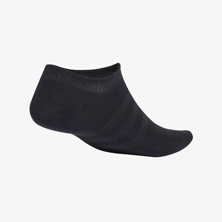 adidas Thin and Light No Show Unisex Siyah Beyaz 3'lü Çorap