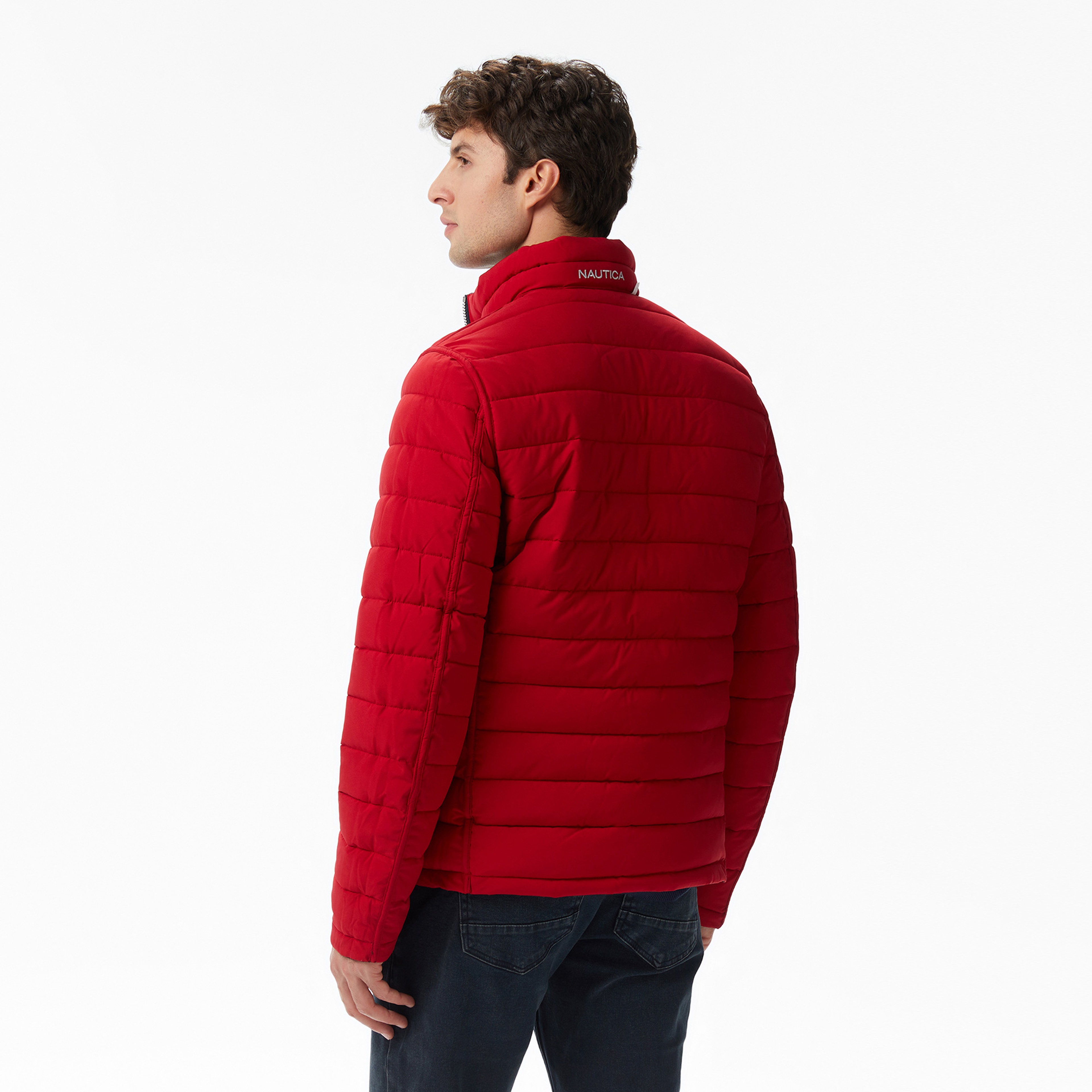 Nautica Erkek Lacivert Regular Fit Çift Taraflı Mont