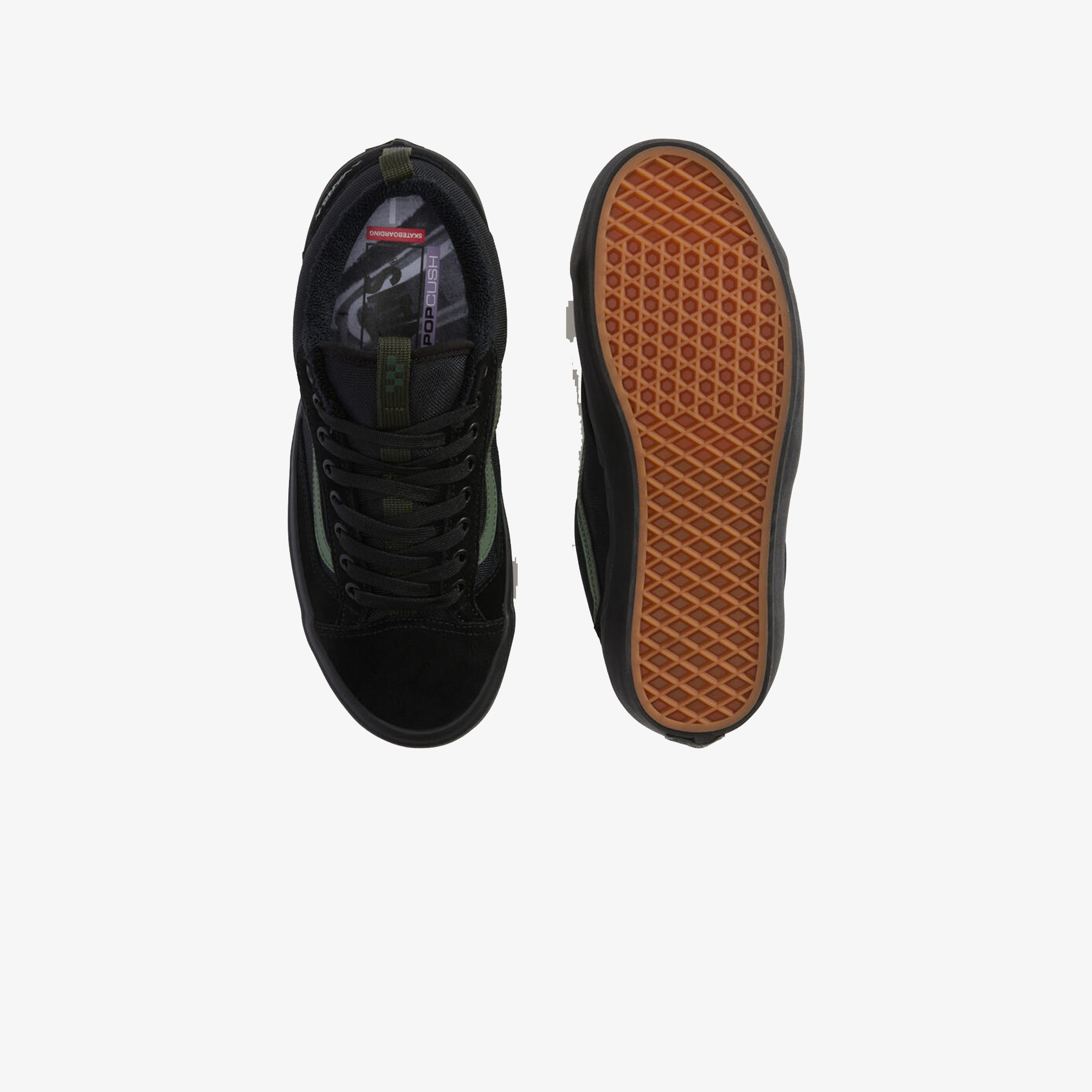 Vans Skate Old Skool 36 + Erkek Siyah Spor Ayakkabı