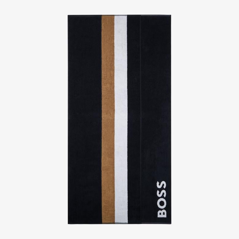 Boss Erkek Siyah Havlu