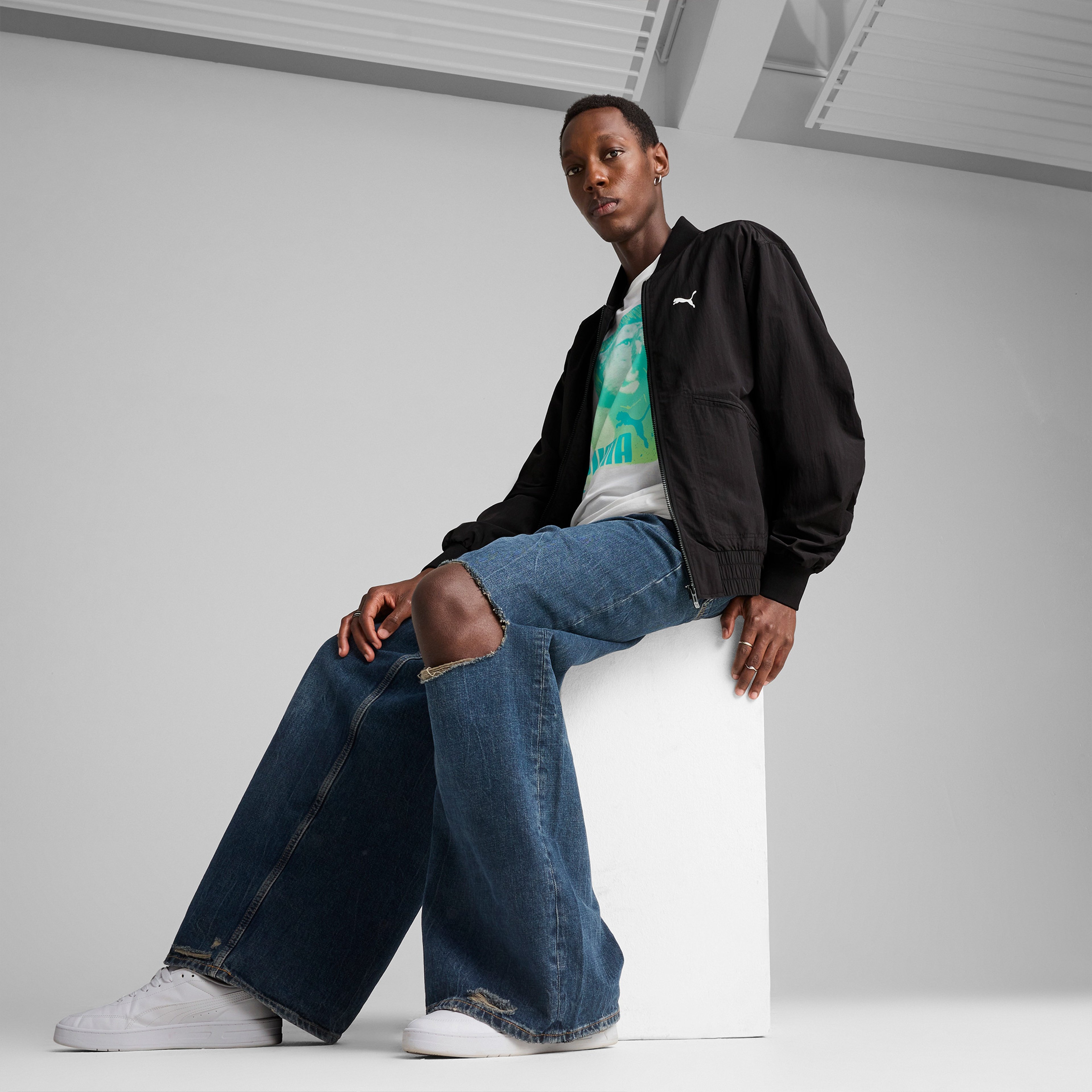 Puma Class Bomber Erkek Siyah Ceket