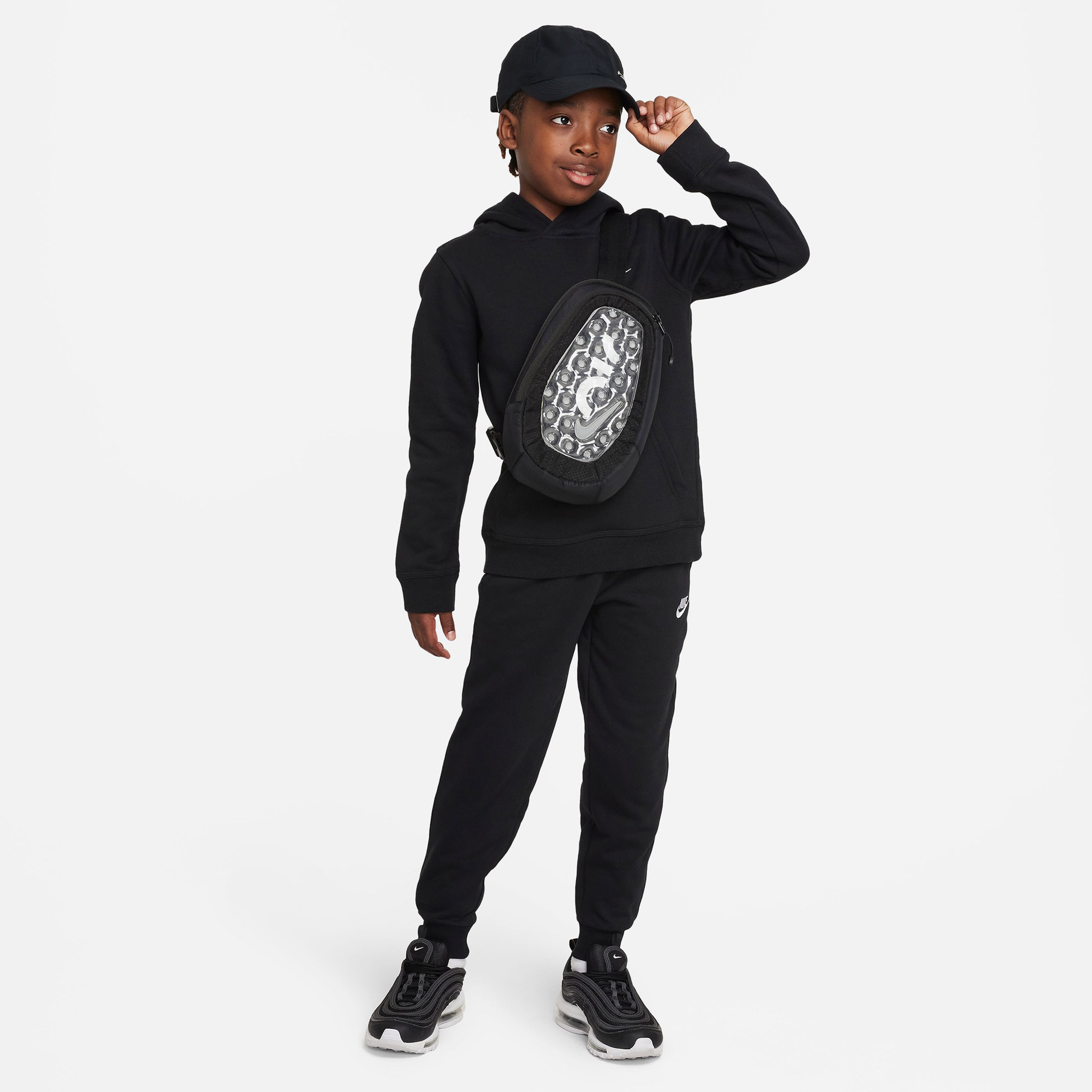 Nike Sportswear Club Fleece Çocuk Siyah Eşofman Altı