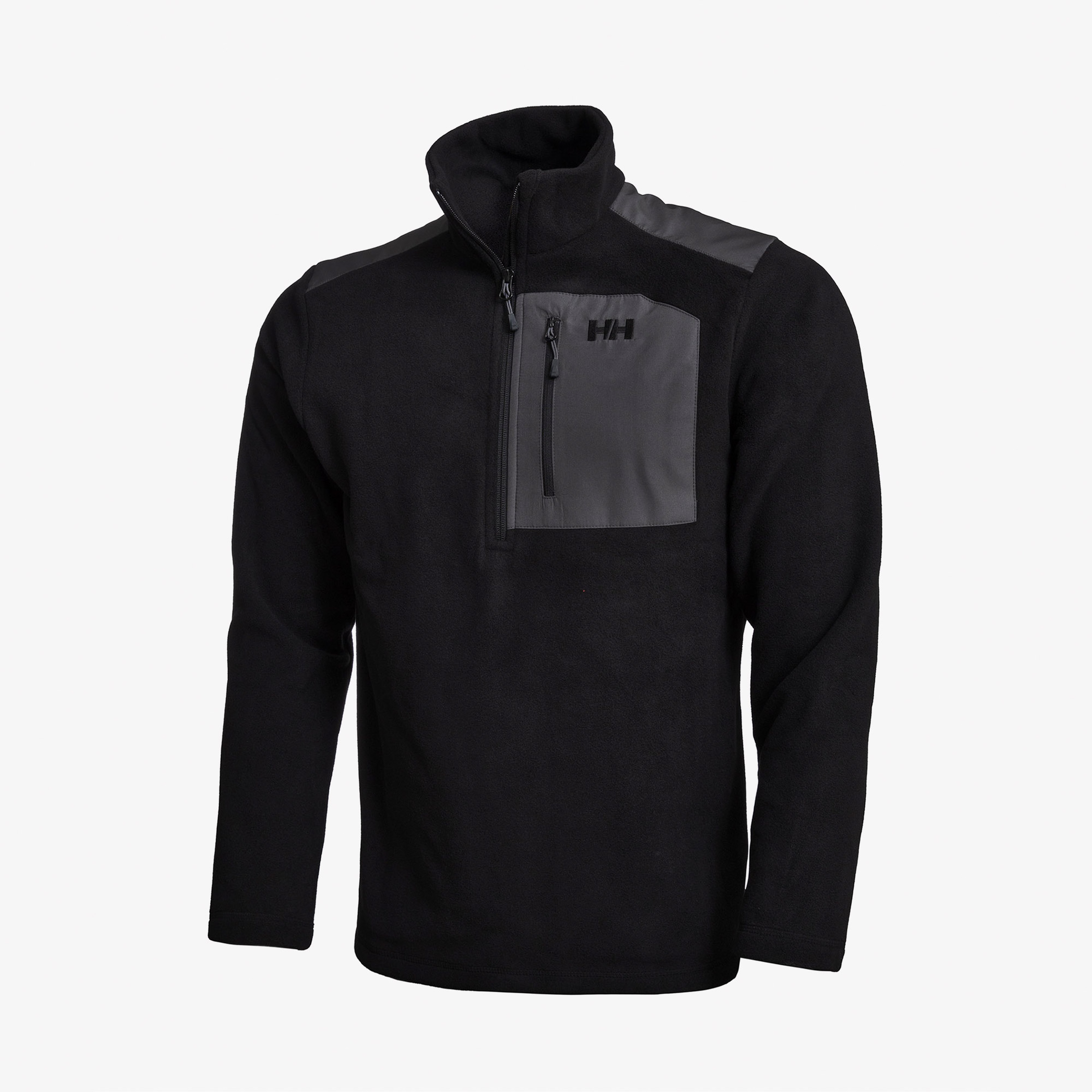 Helly Hansen Block Halfzip Erkek Siyah Yarım Fermuarlı Polar