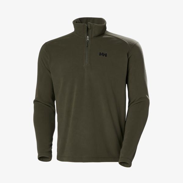 Helly Hansen Light Half Zip Erkek Siyah Dik Yaka Sweatshirt