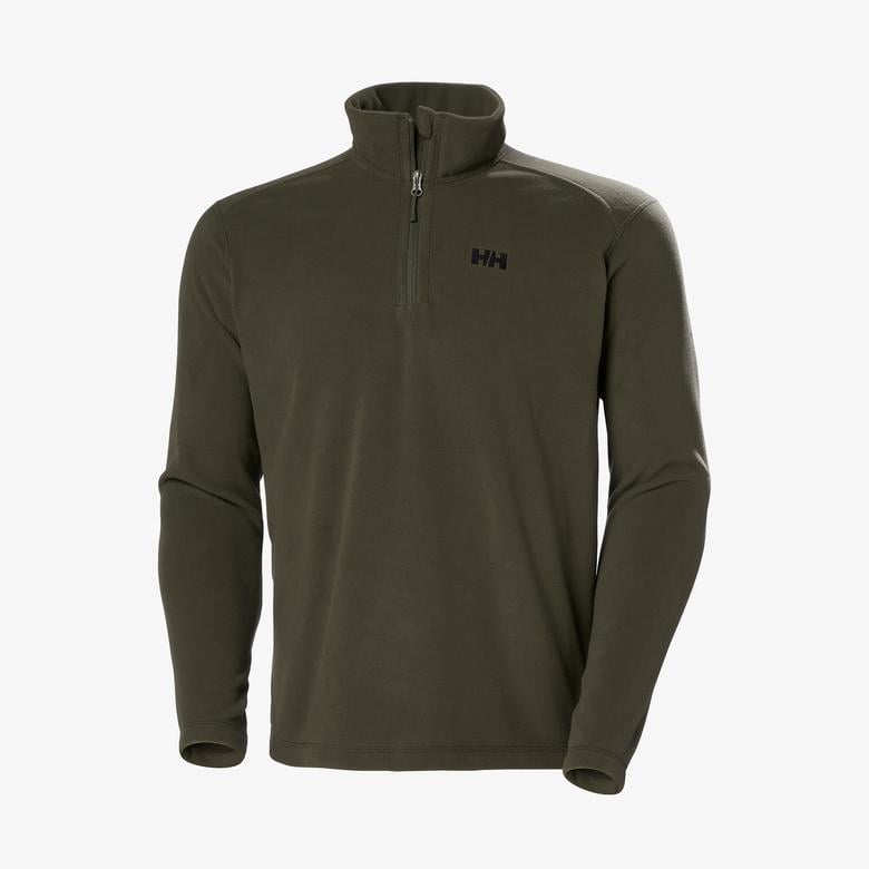 Helly Hansen Light Half Zip Erkek Siyah Dik Yaka Sweatshirt