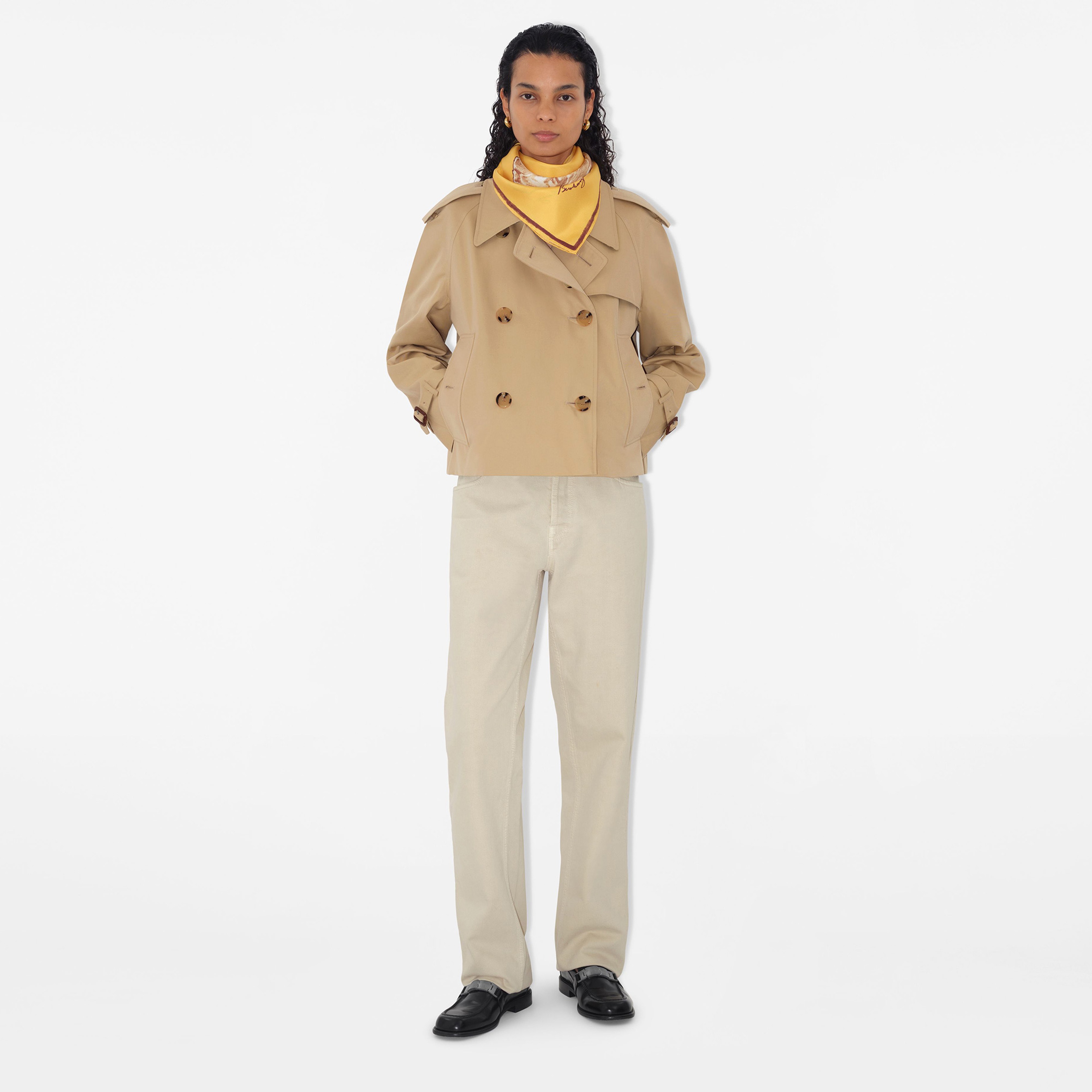 Burberry Sq Poppy Silk Kadın Bordo Şal