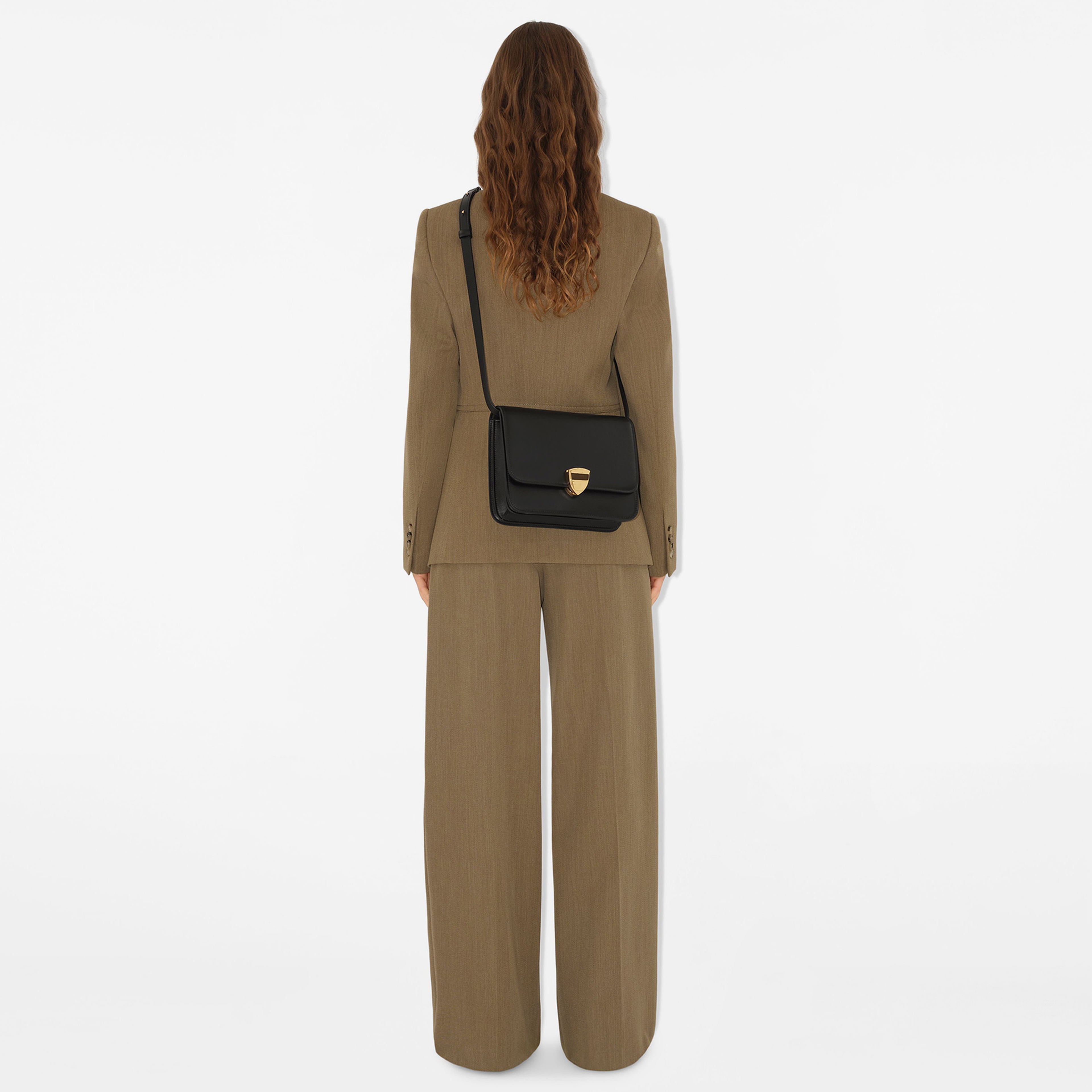 Burberry Shield Case Kadın Siyah Çapraz Çanta