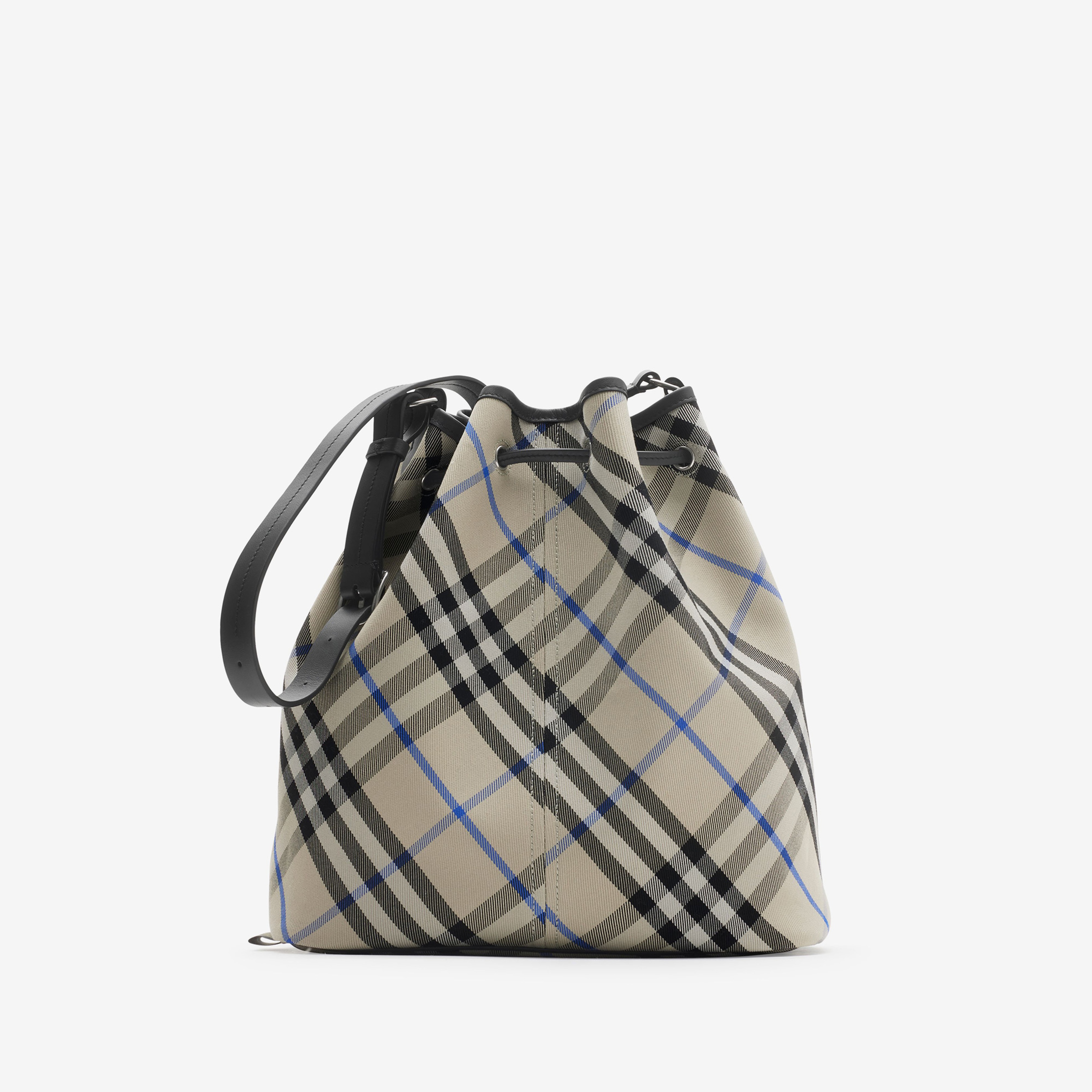 Burberry Drawstring Medium Bucket Kadın Krem Omuz Çantası