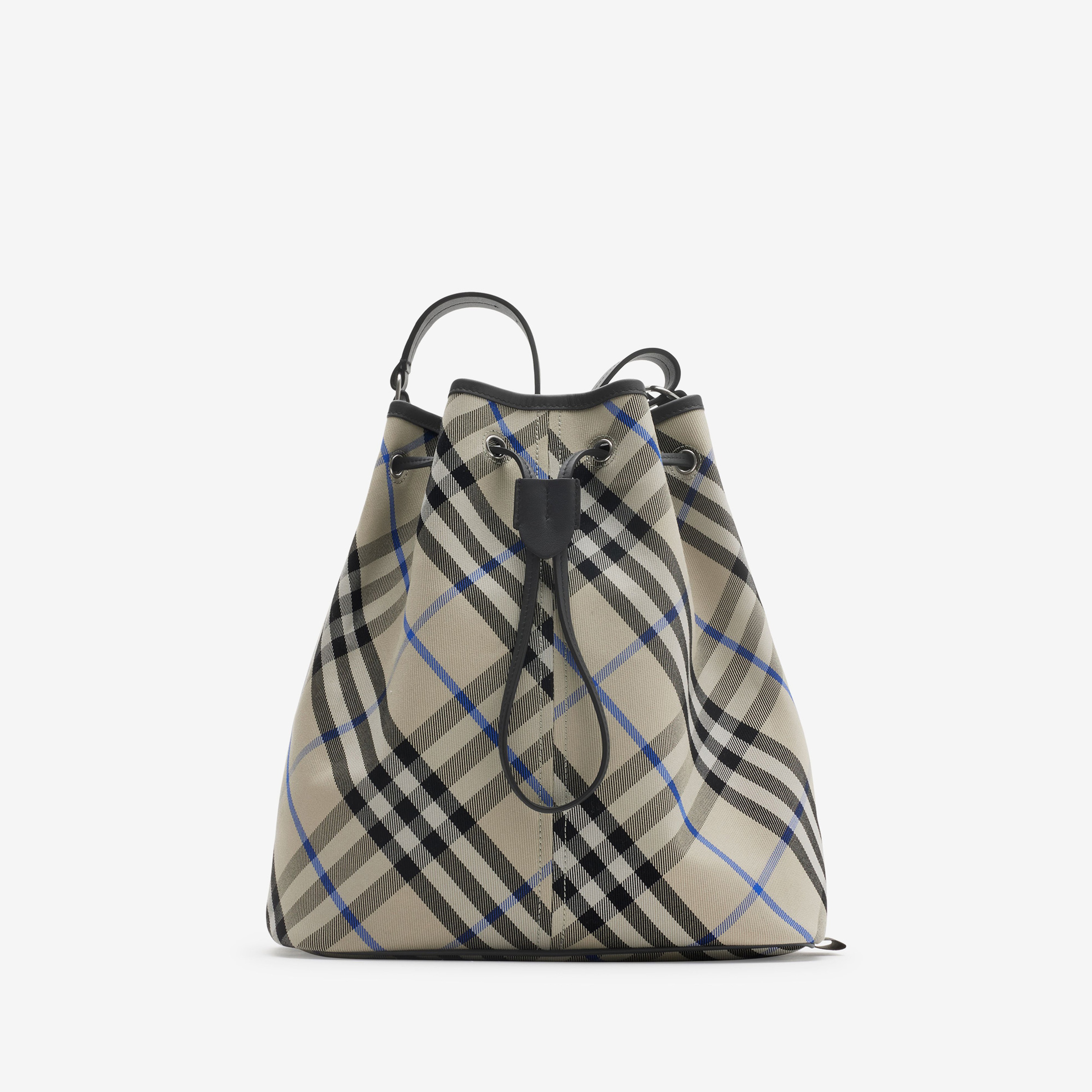Burberry Drawstring Medium Bucket Kadın Krem Omuz Çantası