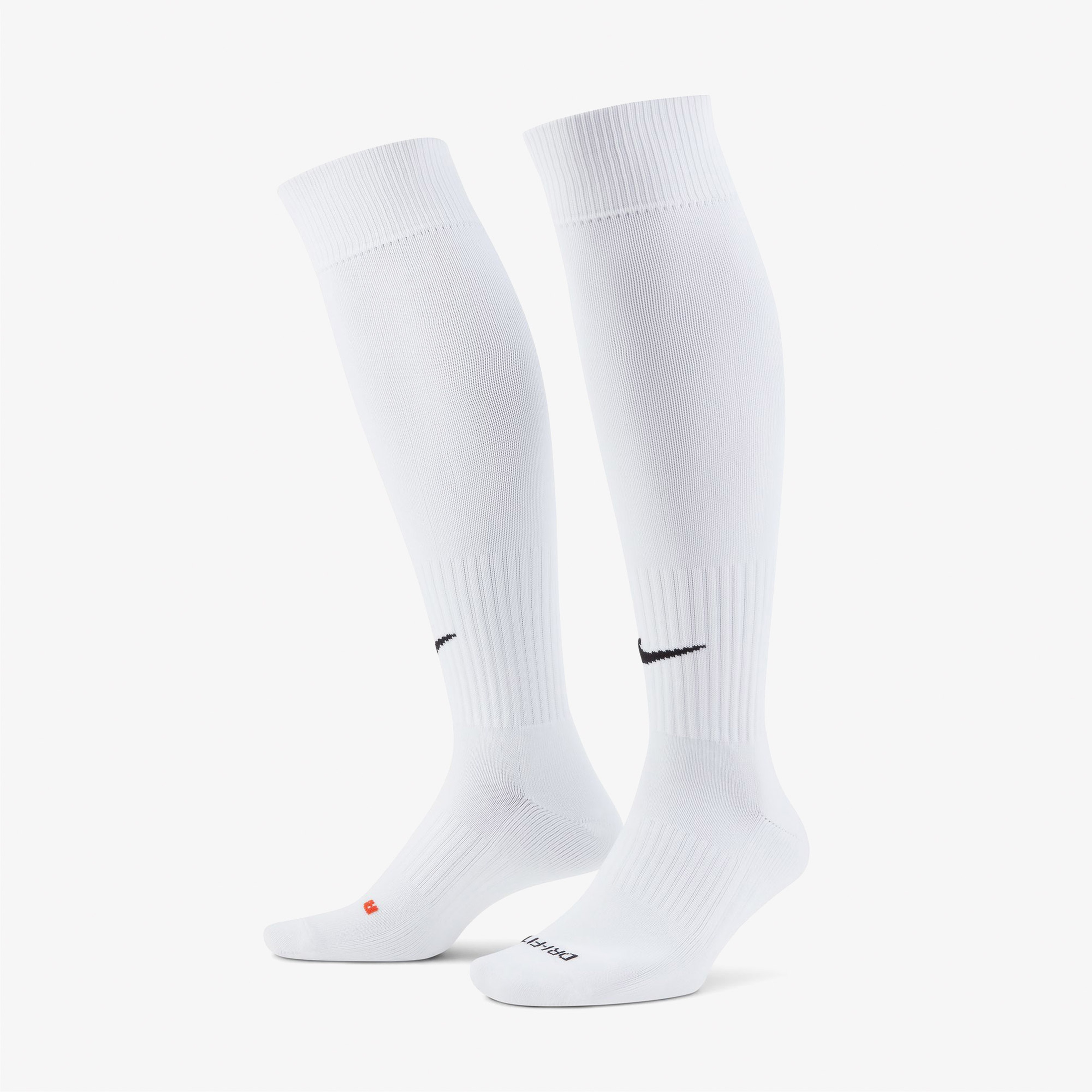 Nike Classic Dri-Fit Unisex Beyaz Futbol Çorabı