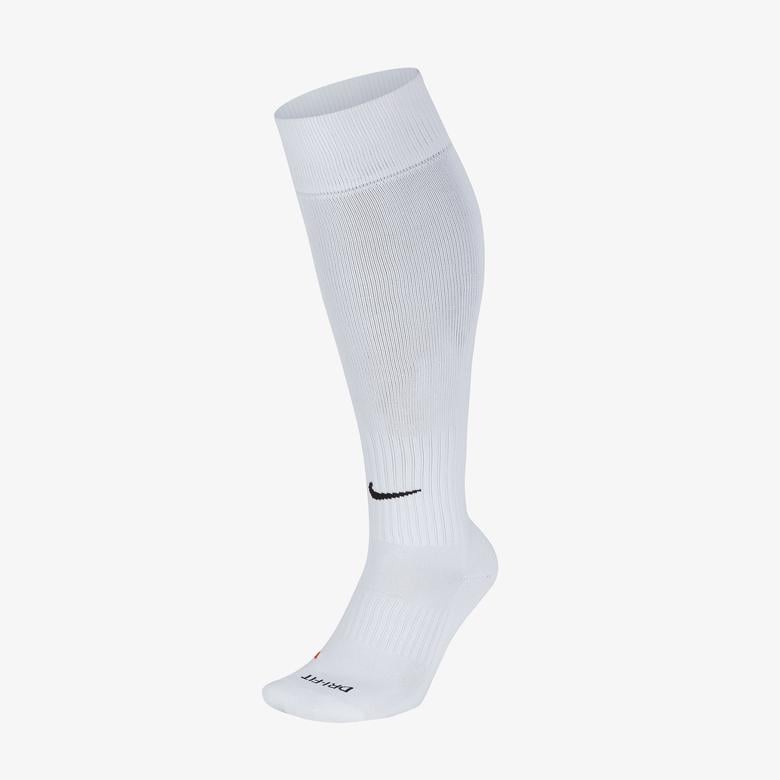 Nike Classic Dri-Fit Unisex Beyaz Futbol Çorabı