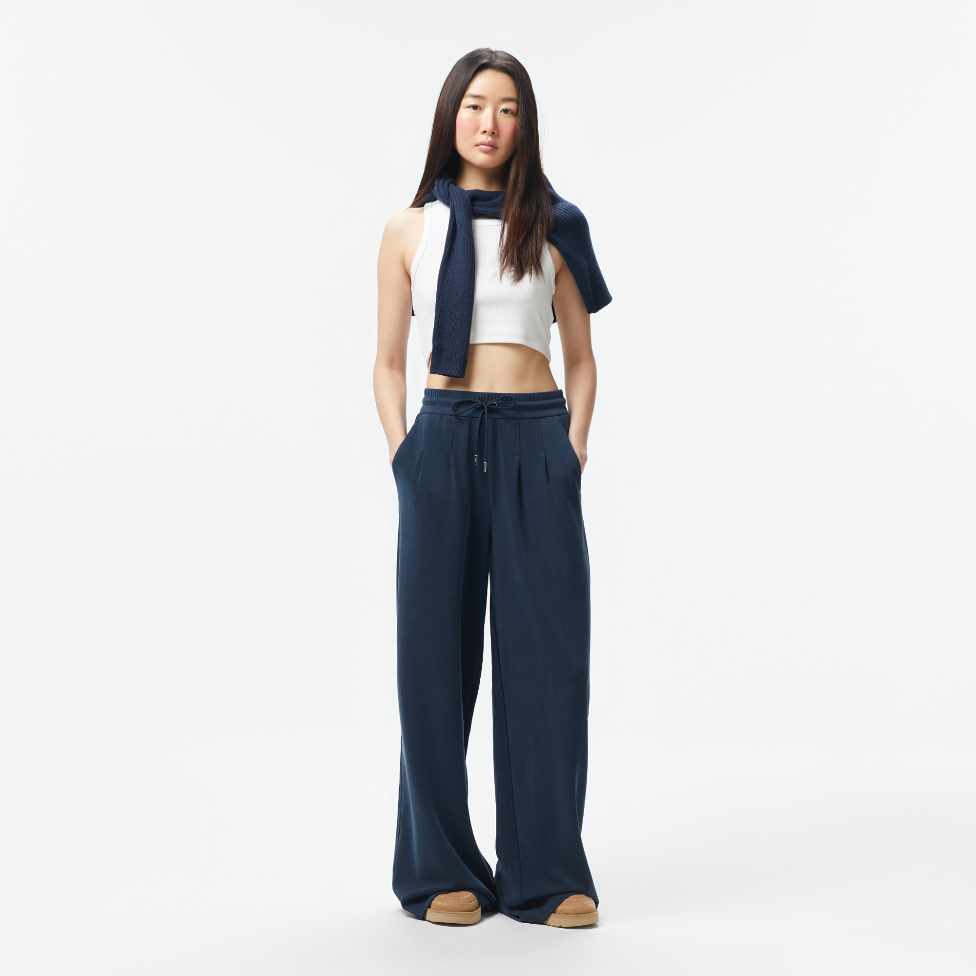 Boss Kadın Mavi Eşofman Altı