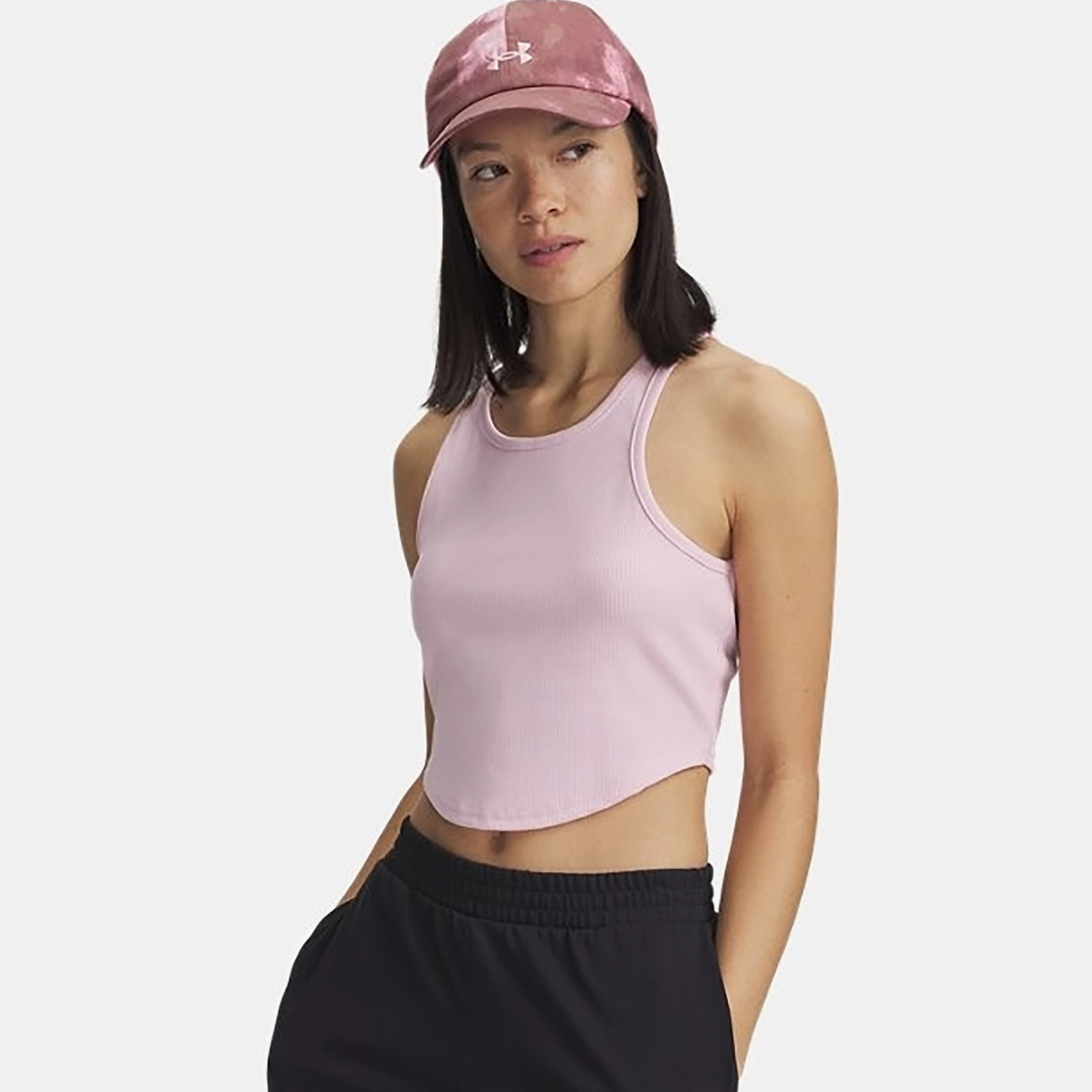 Under Armour Rival Rib Kadın Pembe Atlet