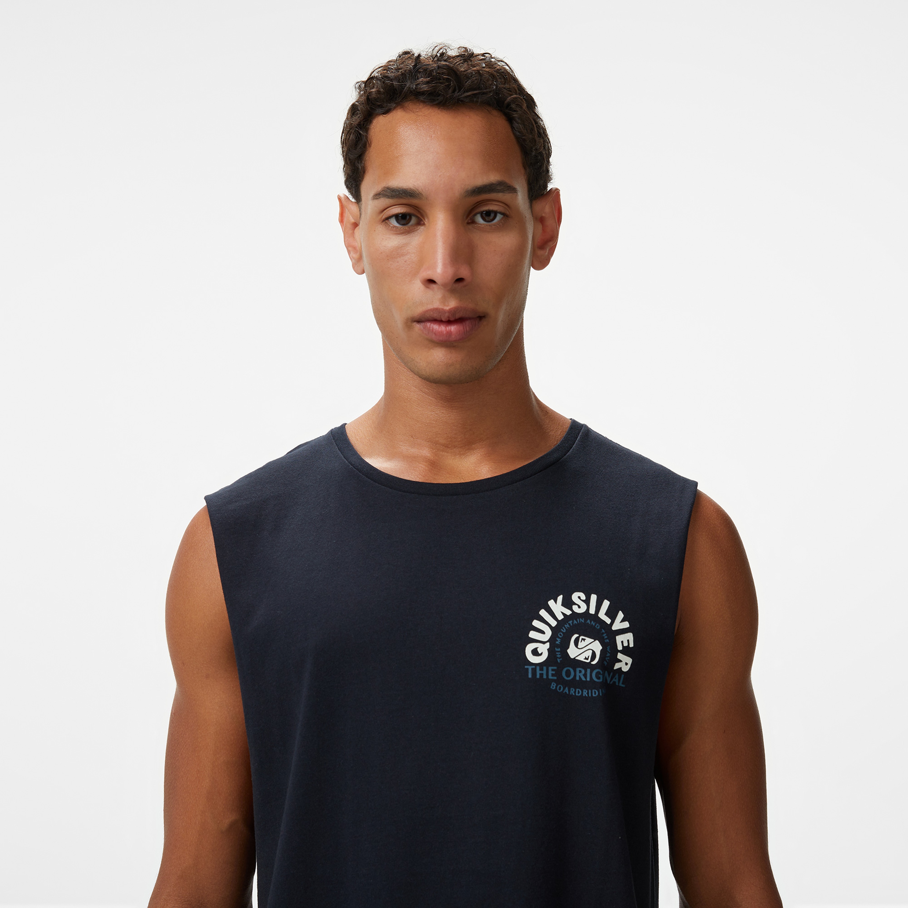 Quiksilver Ev Summer Road Muscle Erkek Siyah T-Shirt
