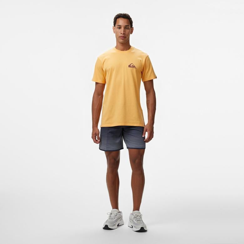 Quiksilver Ev Mini Logo Ss Erkek Sarı T-Shirt