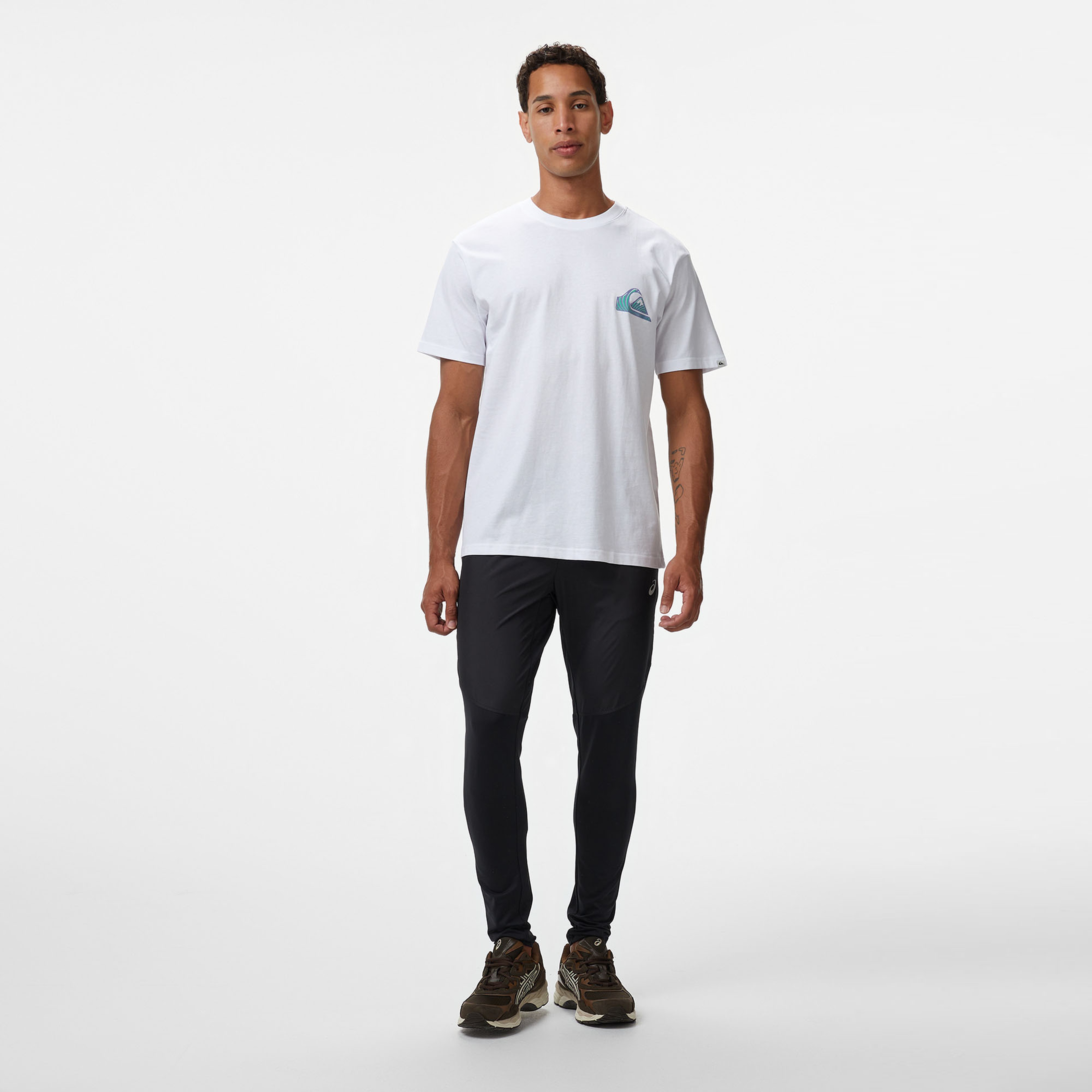 Quiksilver Window Pane Ss Erkek Beyaz T-Shirt
