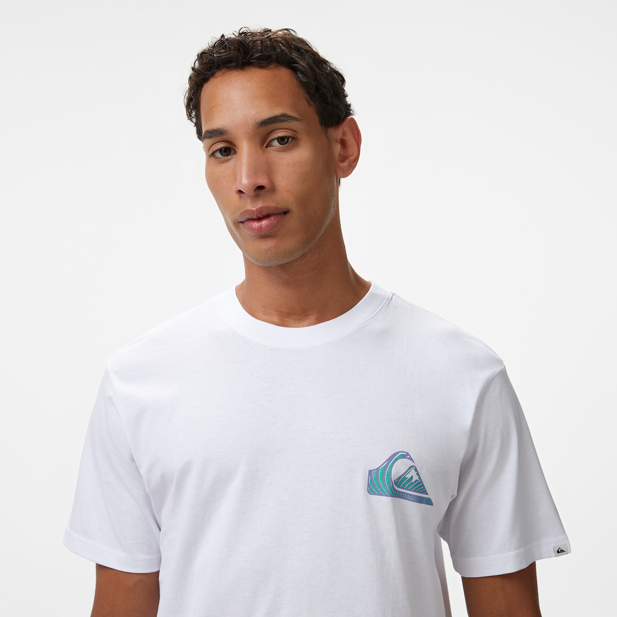 Quiksilver Window Pane Ss Erkek Beyaz T-Shirt