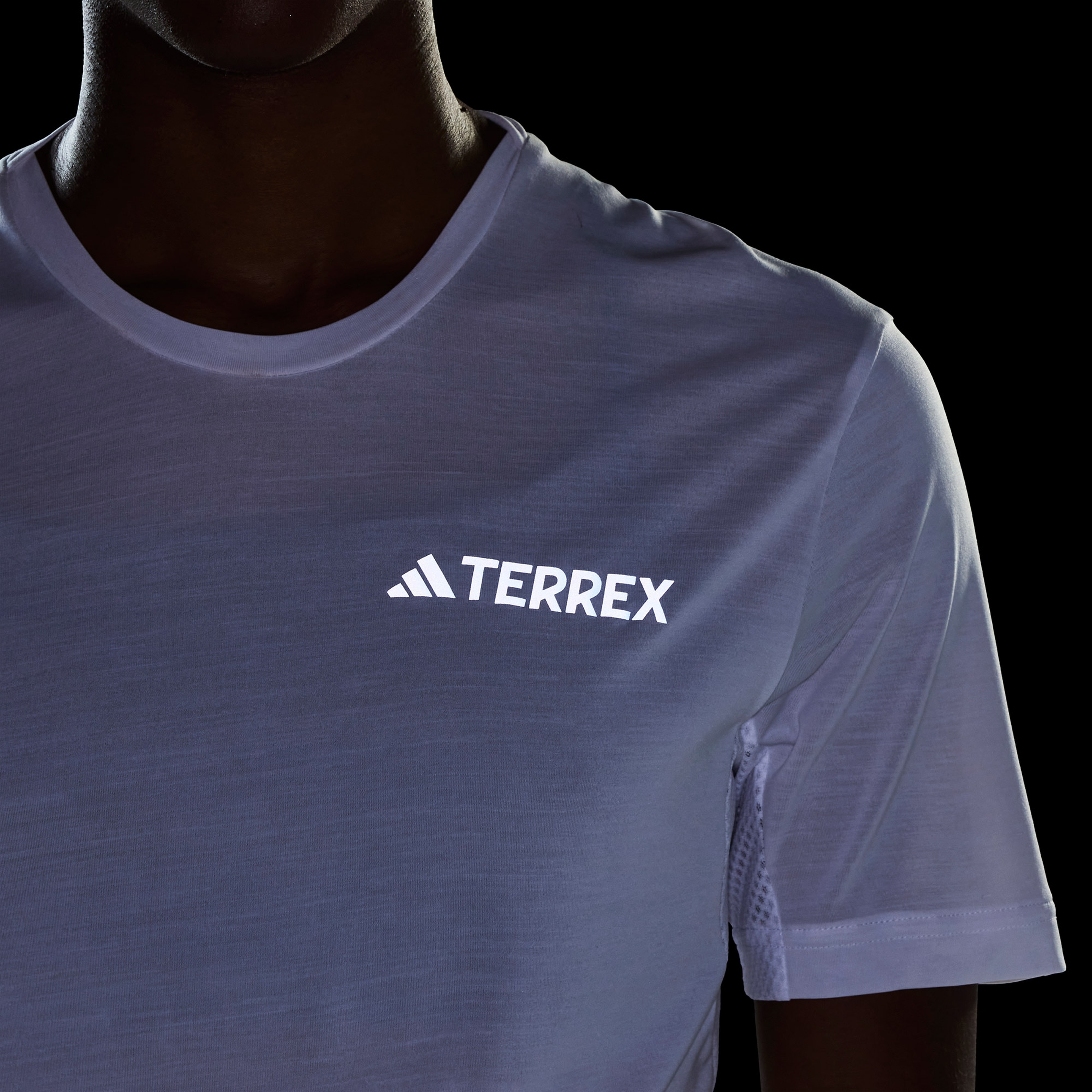 adidas Terrex Xperior Climacool+ Kadın Beyaz Koşu T-Shirtü