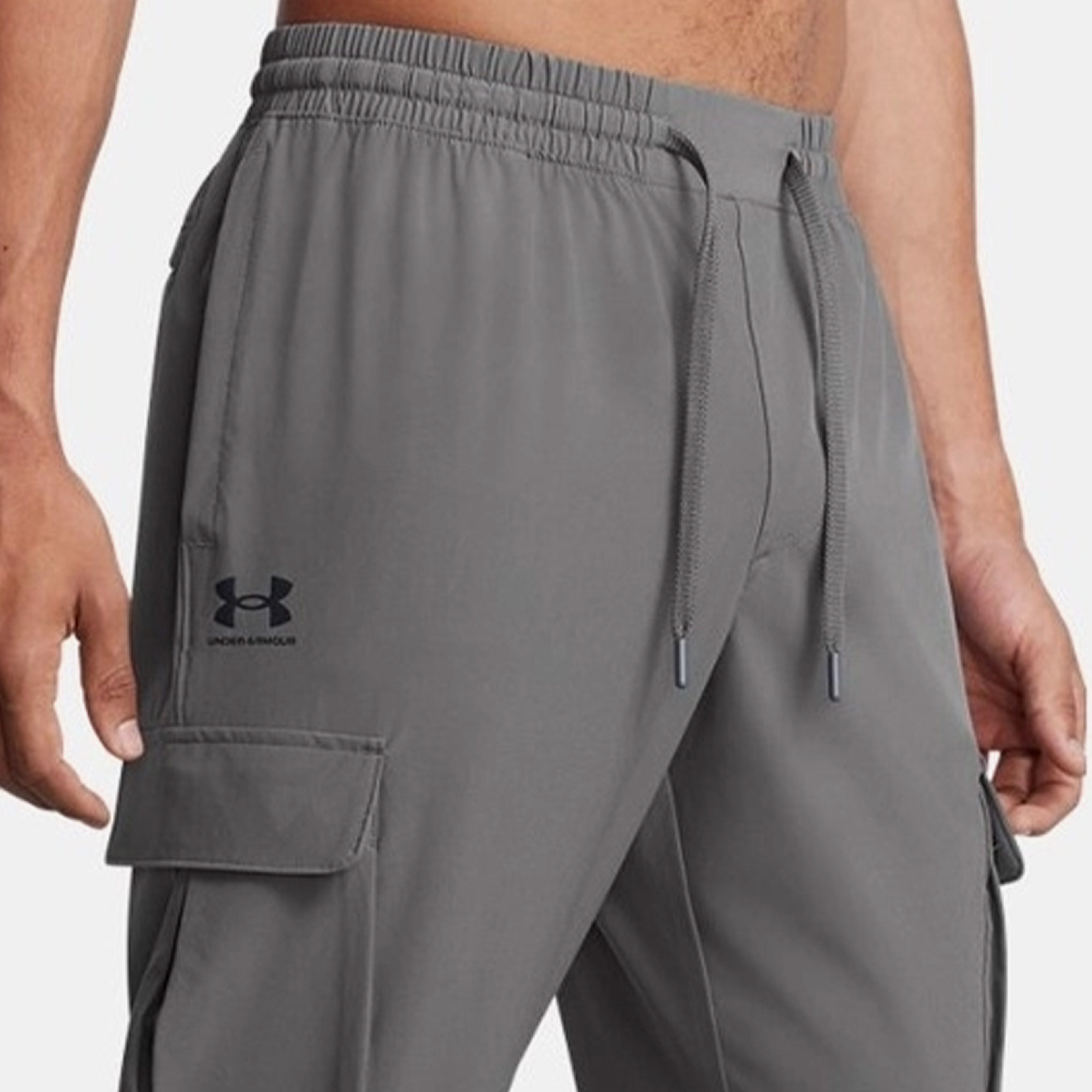 Under Armour Vibe Woven Cargo Erkek Gri Eşofman Altı