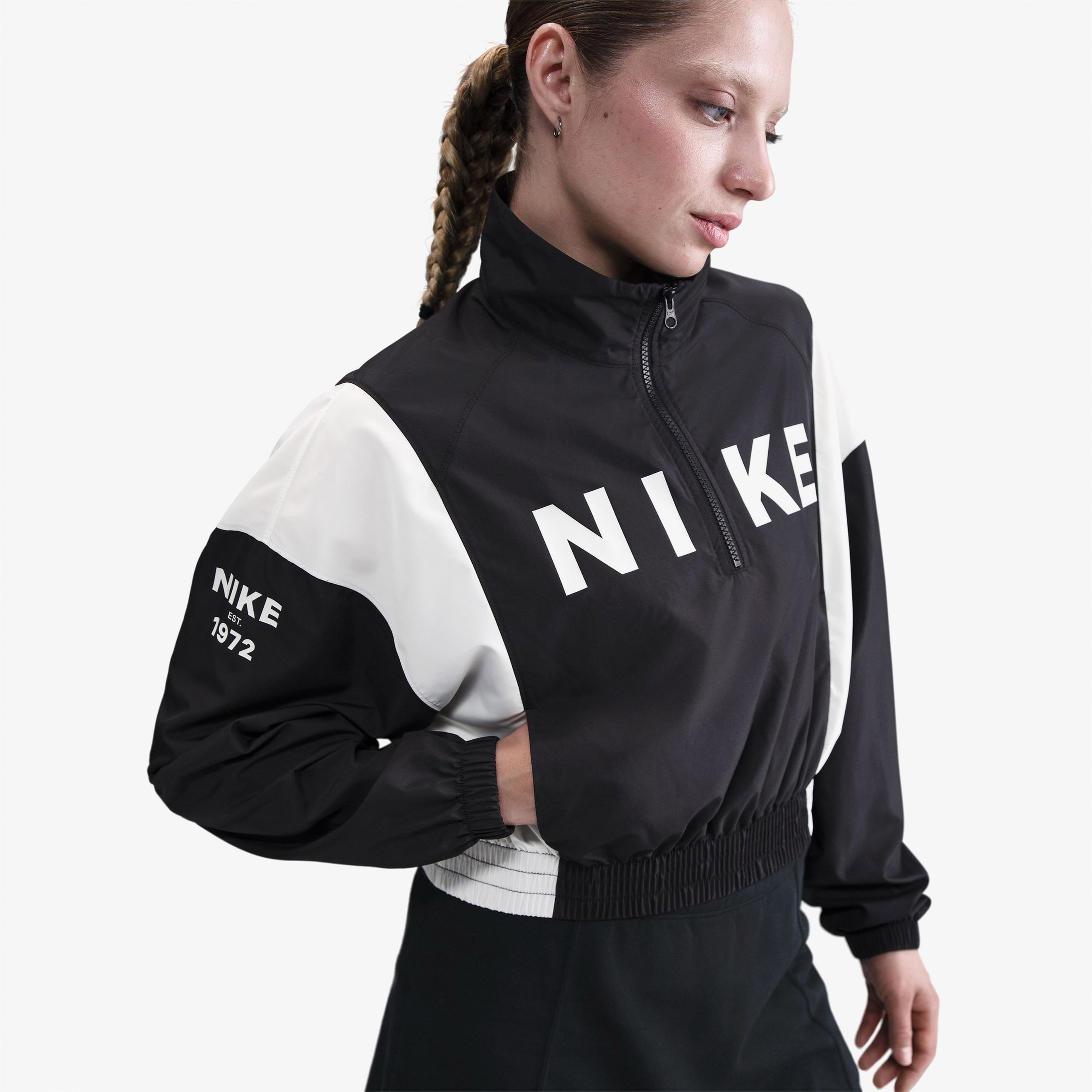 Nike Sportswear Classic Kadın Siyah Sweatshirt