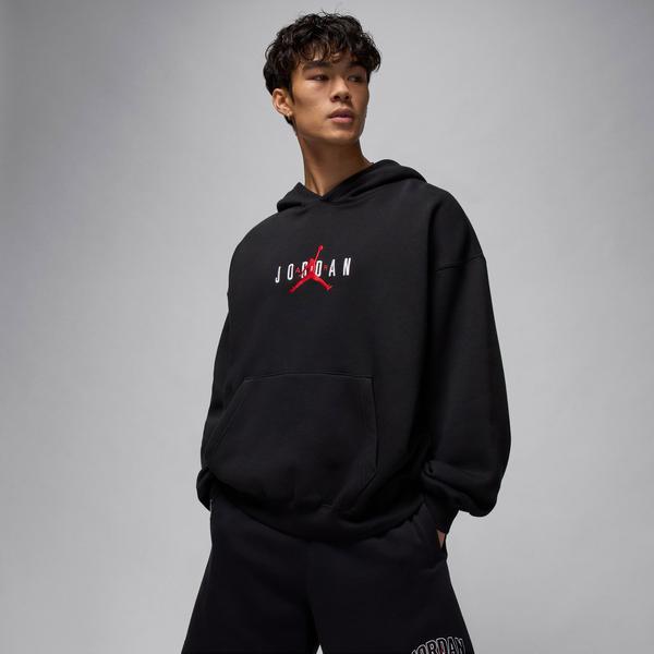 Jordan Brooklyn Oversize Strech Erkek Siyah Hoodie