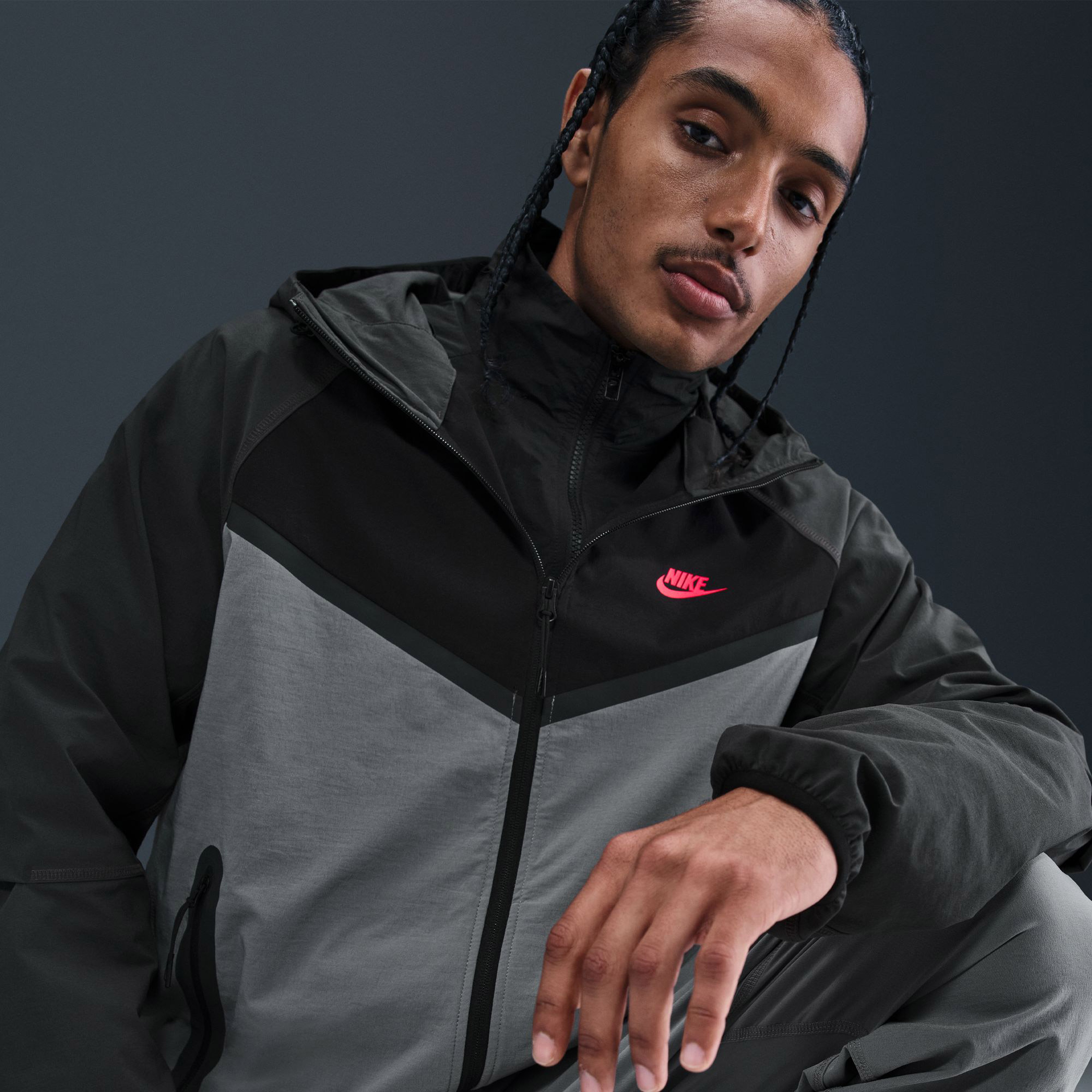Nike Tech Fleece Erkek Siyah Ceket