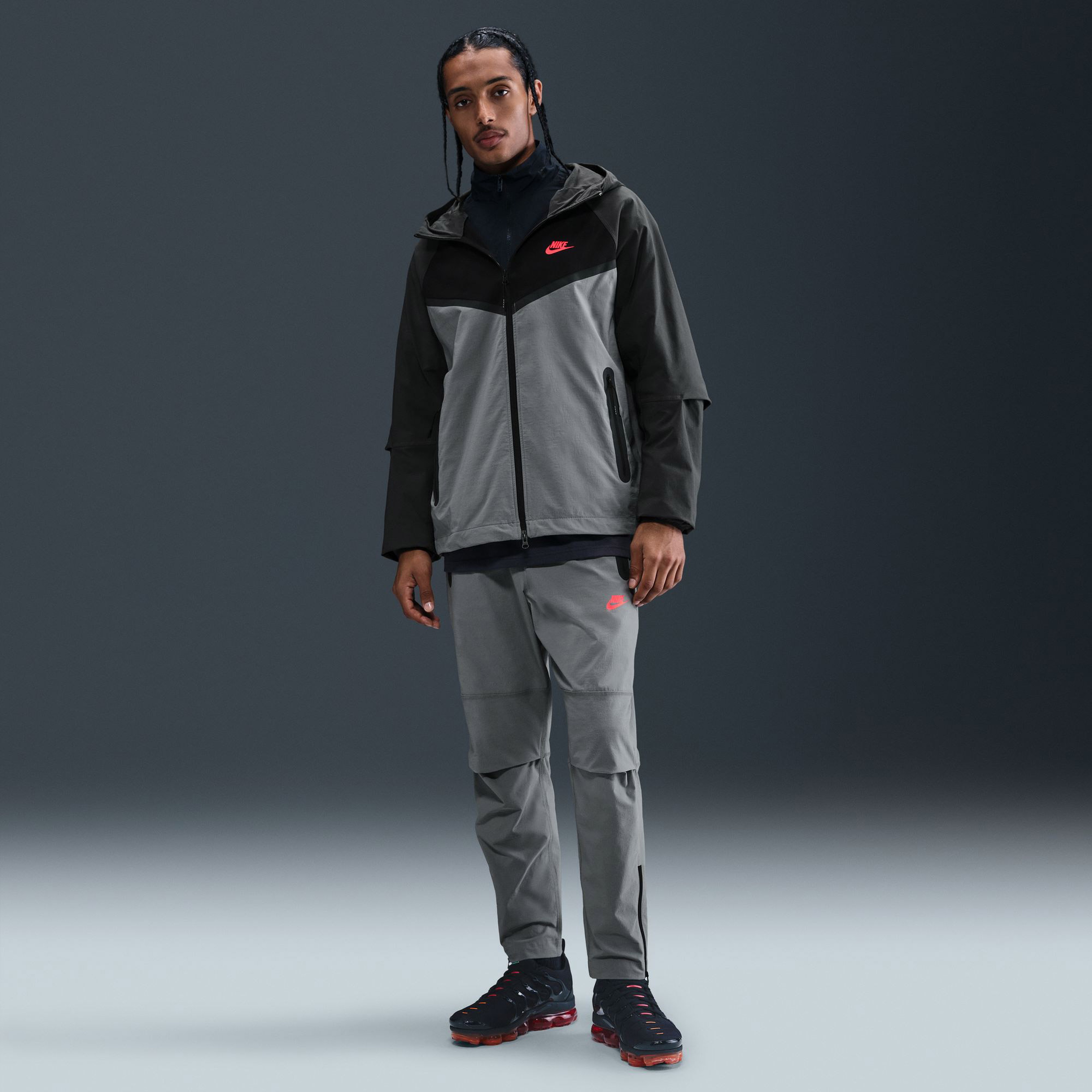 Nike Tech Fleece Erkek Siyah Ceket
