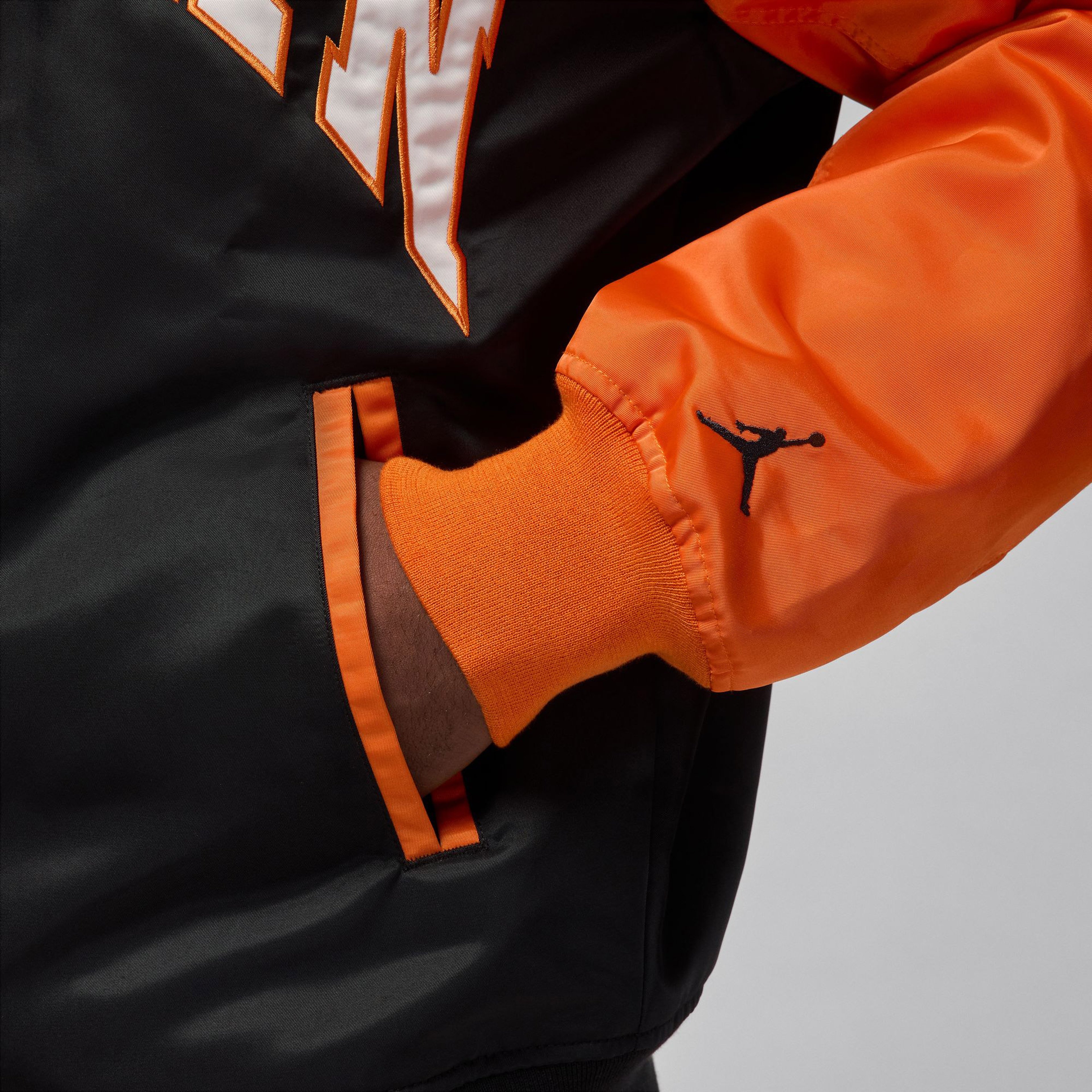 Jordan Brooklyn College Varsity Erkek Siyah Ceket