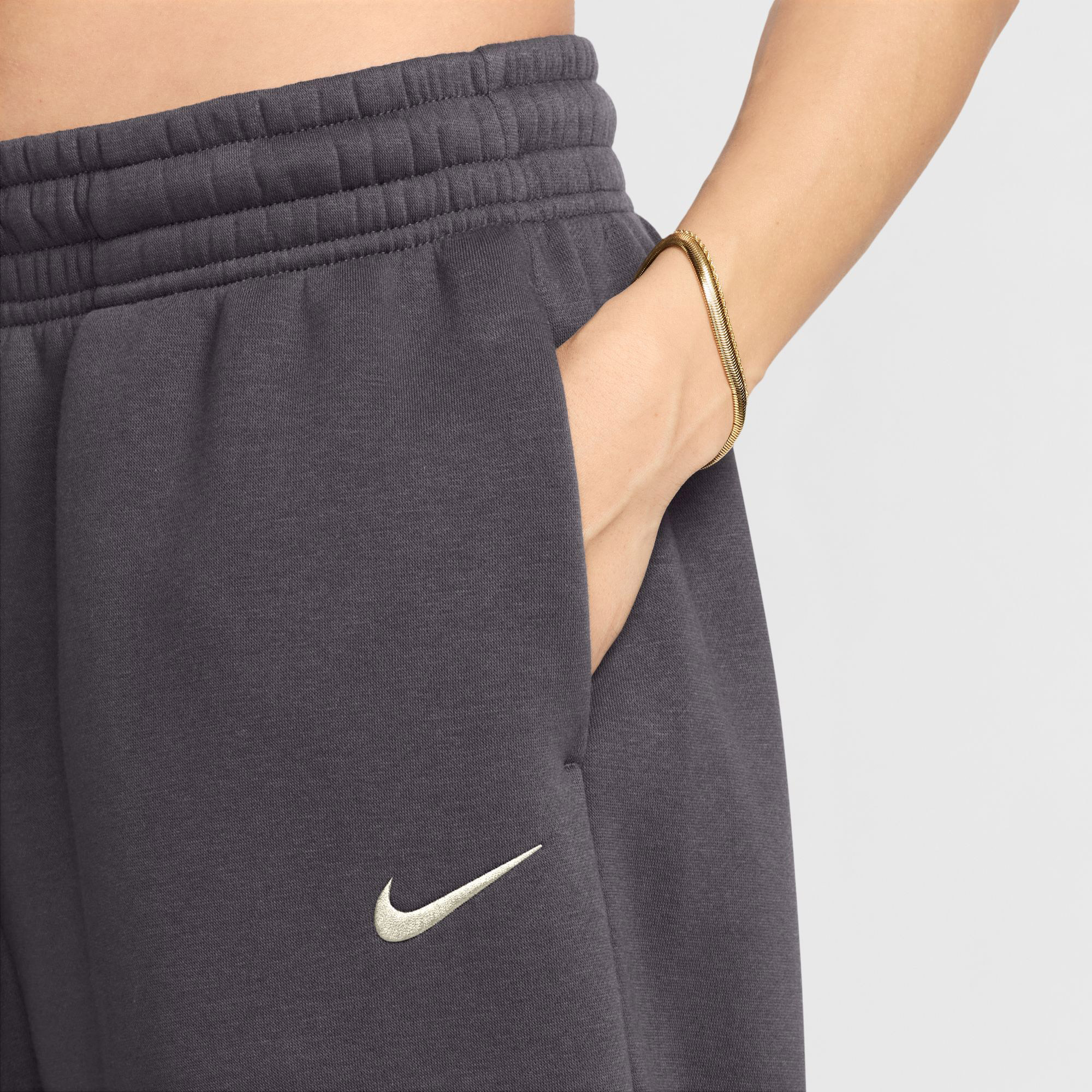 ふくふく Nike Phoenix Fleece Hr Wd Leg Pant Kadın Yeşil Eşofman Altı IR4999-382