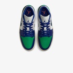 Nike Air Jordan 1 Low Erkek Lacivert/Yeşil Spor Ayakkabı