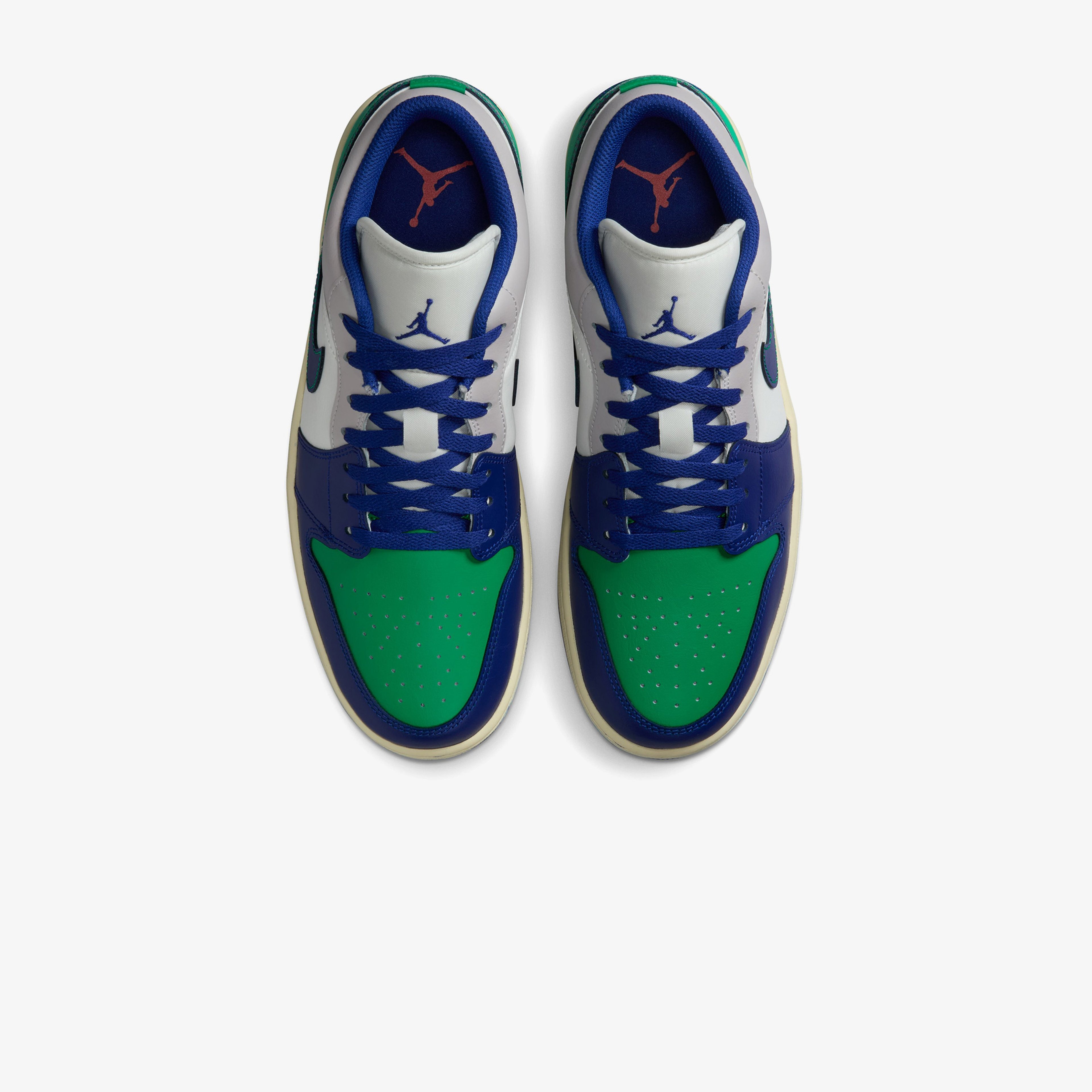 Nike Air Jordan 1 Low Erkek Lacivert/Yeşil Spor Ayakkabı