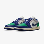 Nike Air Jordan 1 Low Erkek Lacivert/Yeşil Spor Ayakkabı