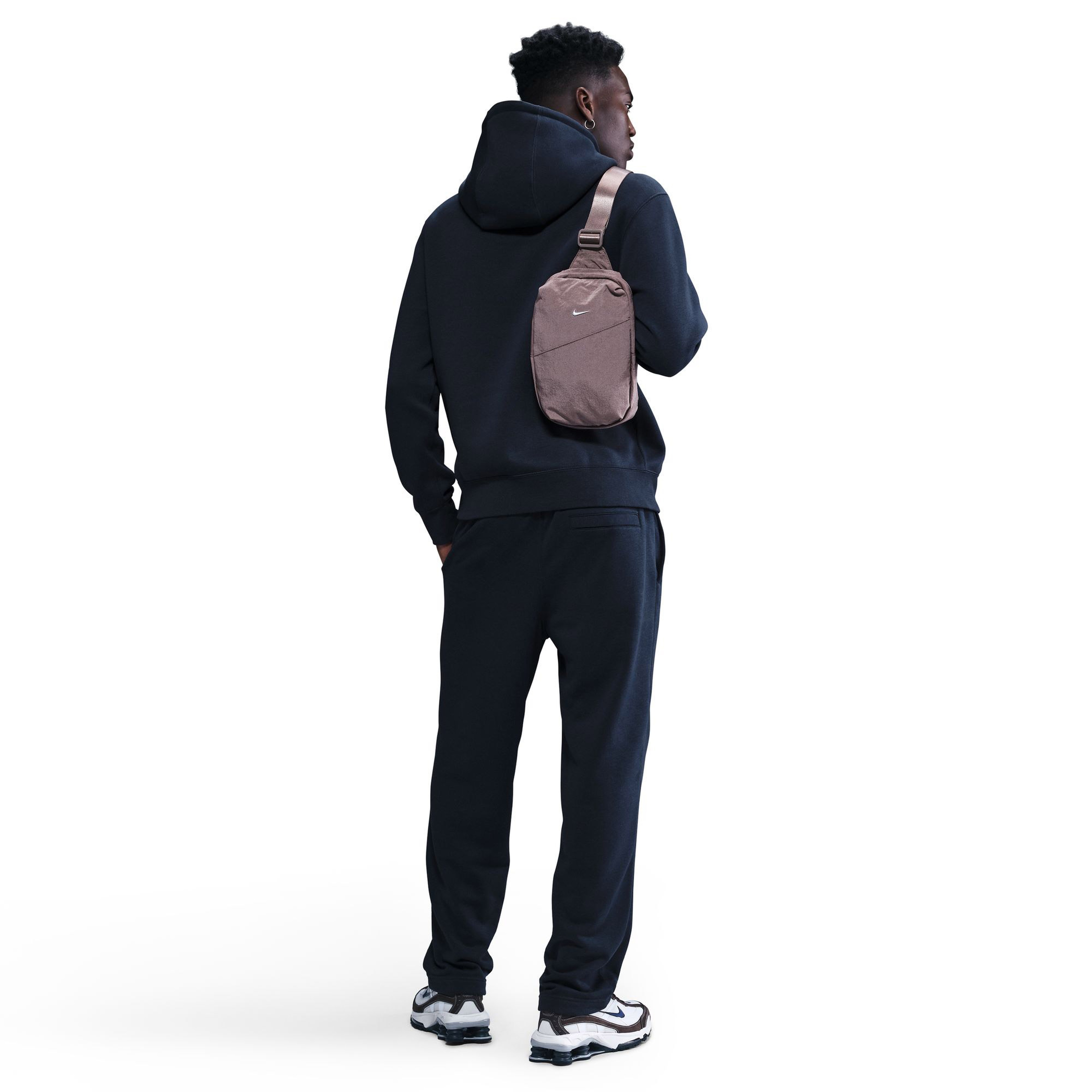 Nike Club Gfx Erkek Mavi Hoodie