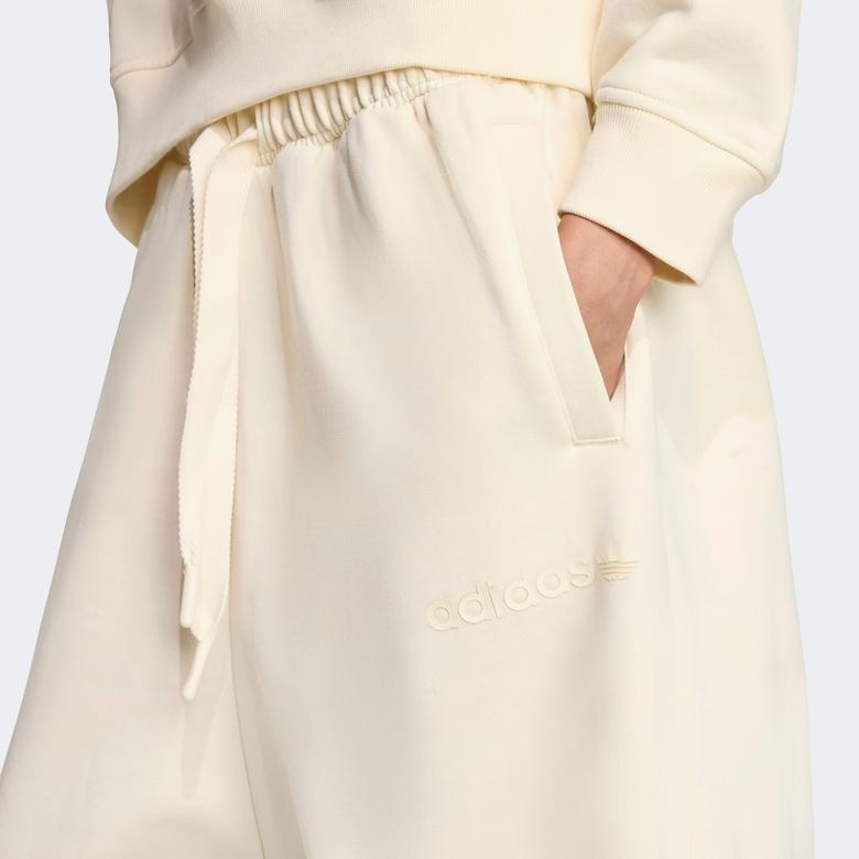 adidas Essential Linear Jogger Kadın Krem Eşofman Altı