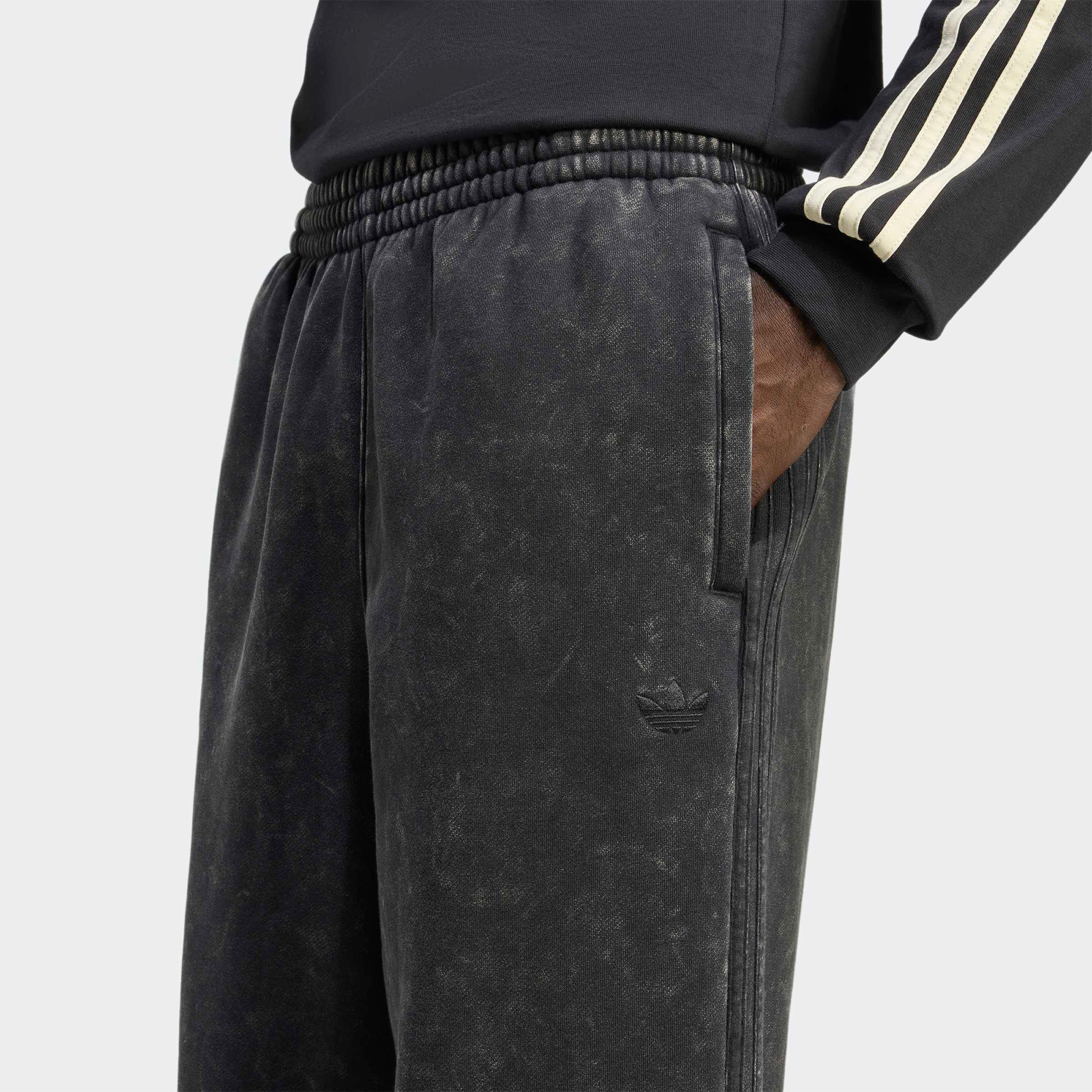 adidas Washed Unisex Siyah Eşofman Altı
