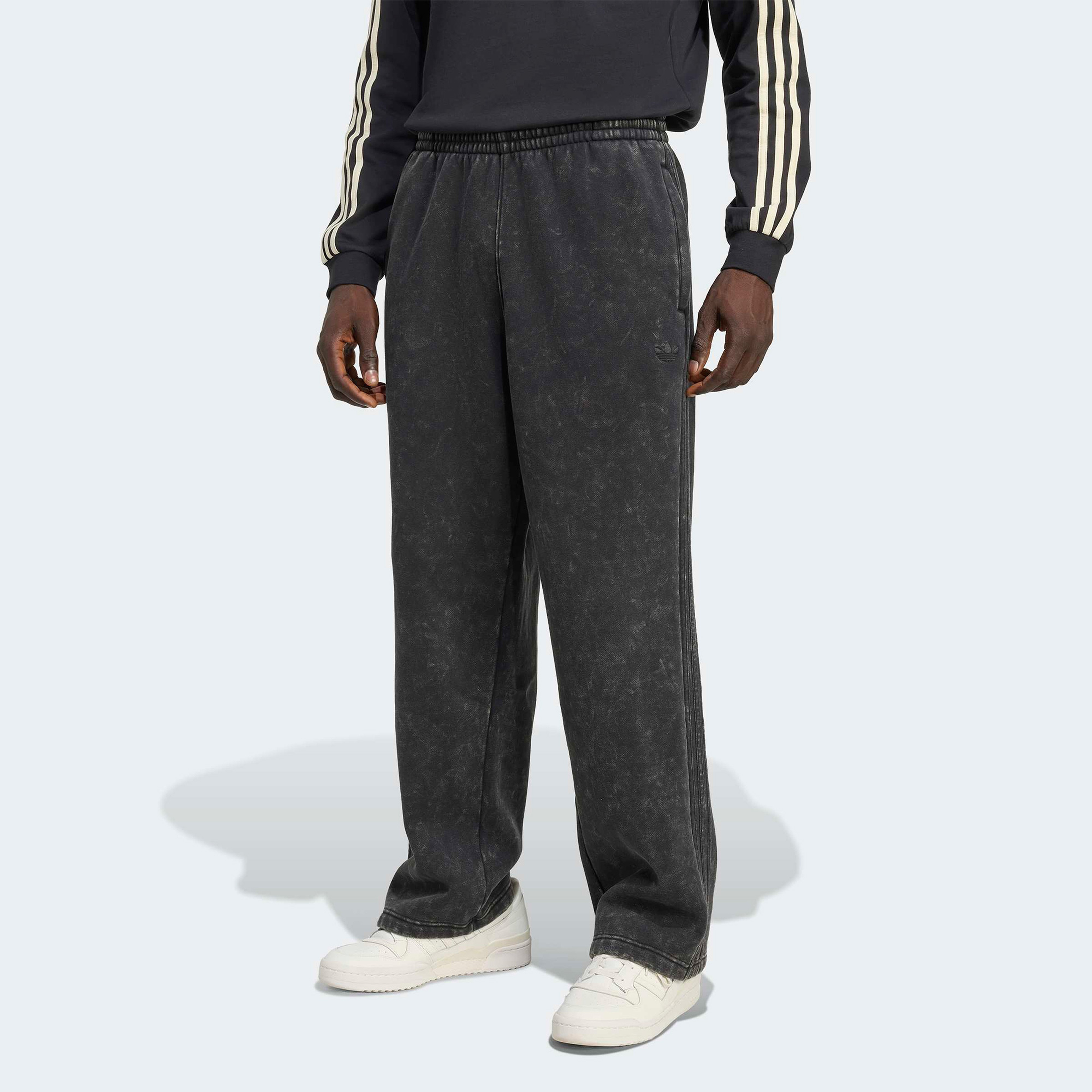 adidas Washed Unisex Siyah Eşofman Altı