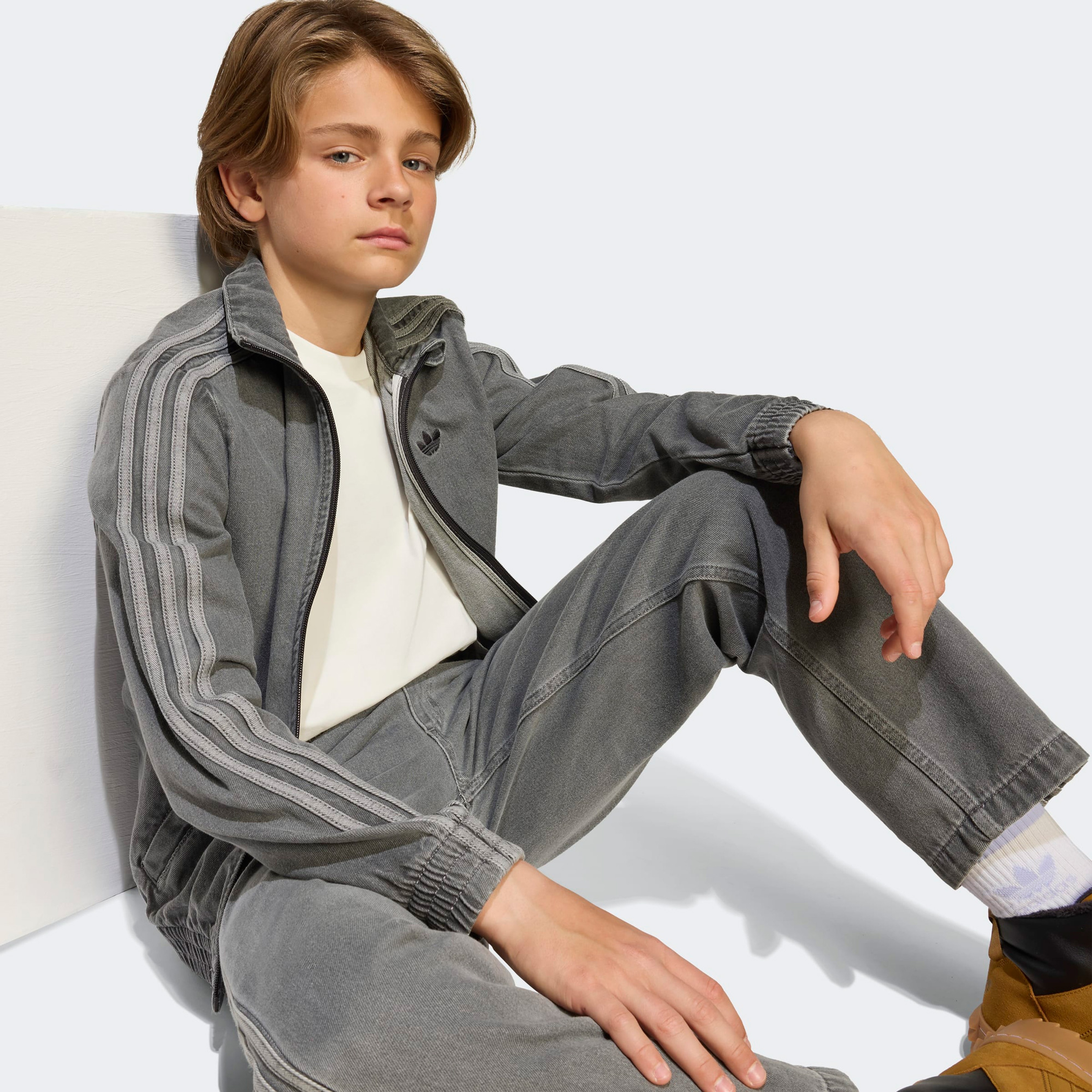 adidas Firebird Tt D Çocuk Gri Ceket