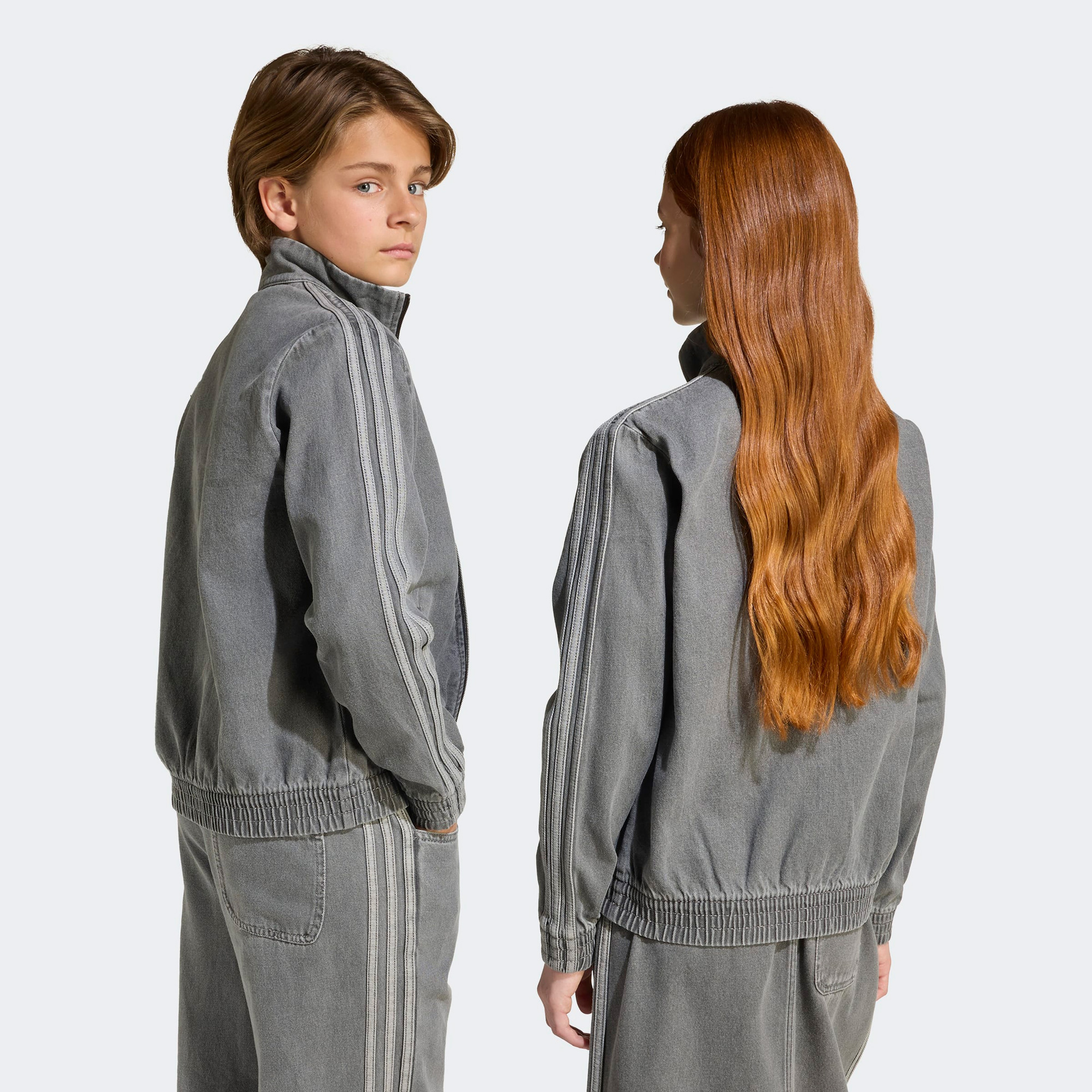 adidas Firebird Tt D Çocuk Gri Ceket