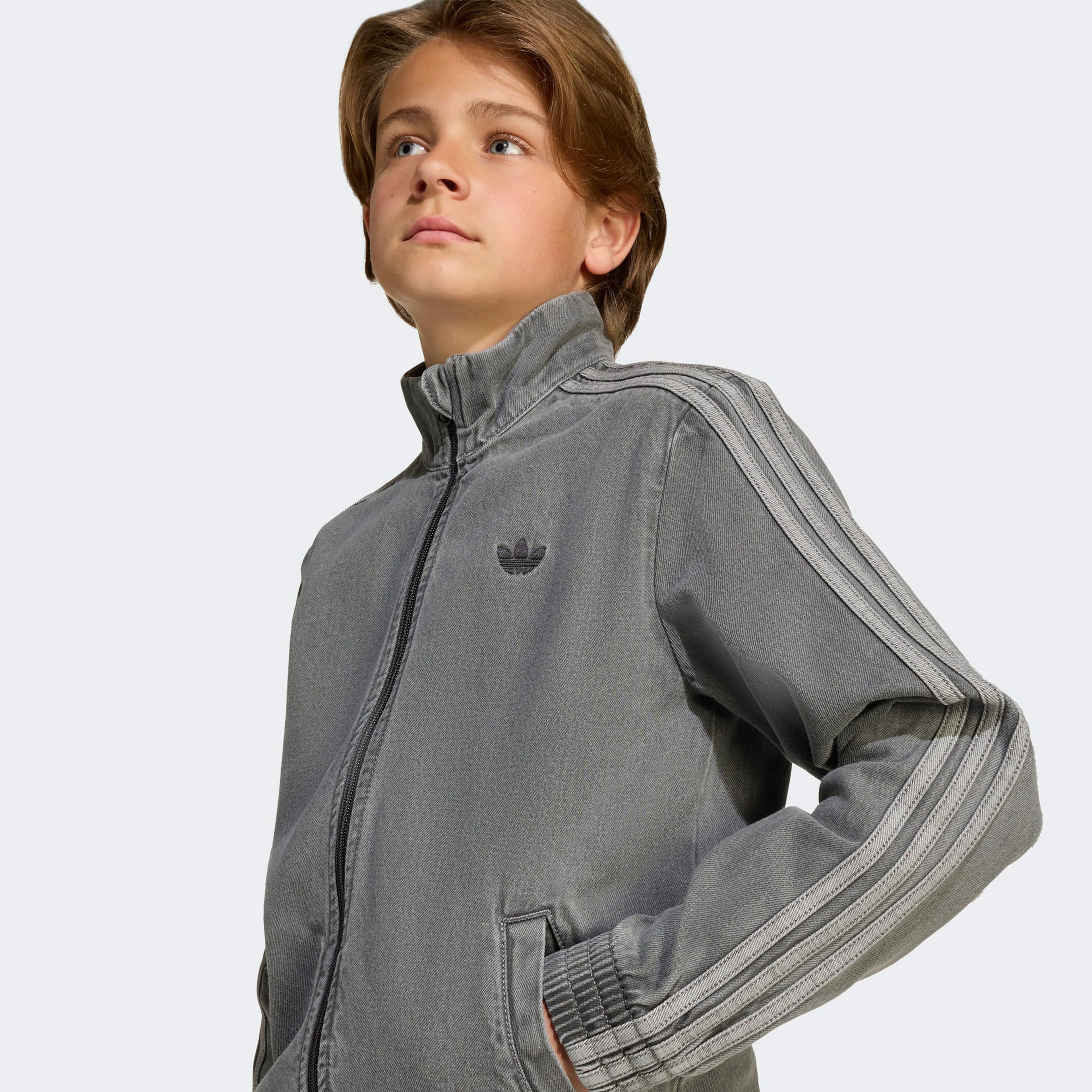 adidas Firebird Tt D Çocuk Gri Ceket