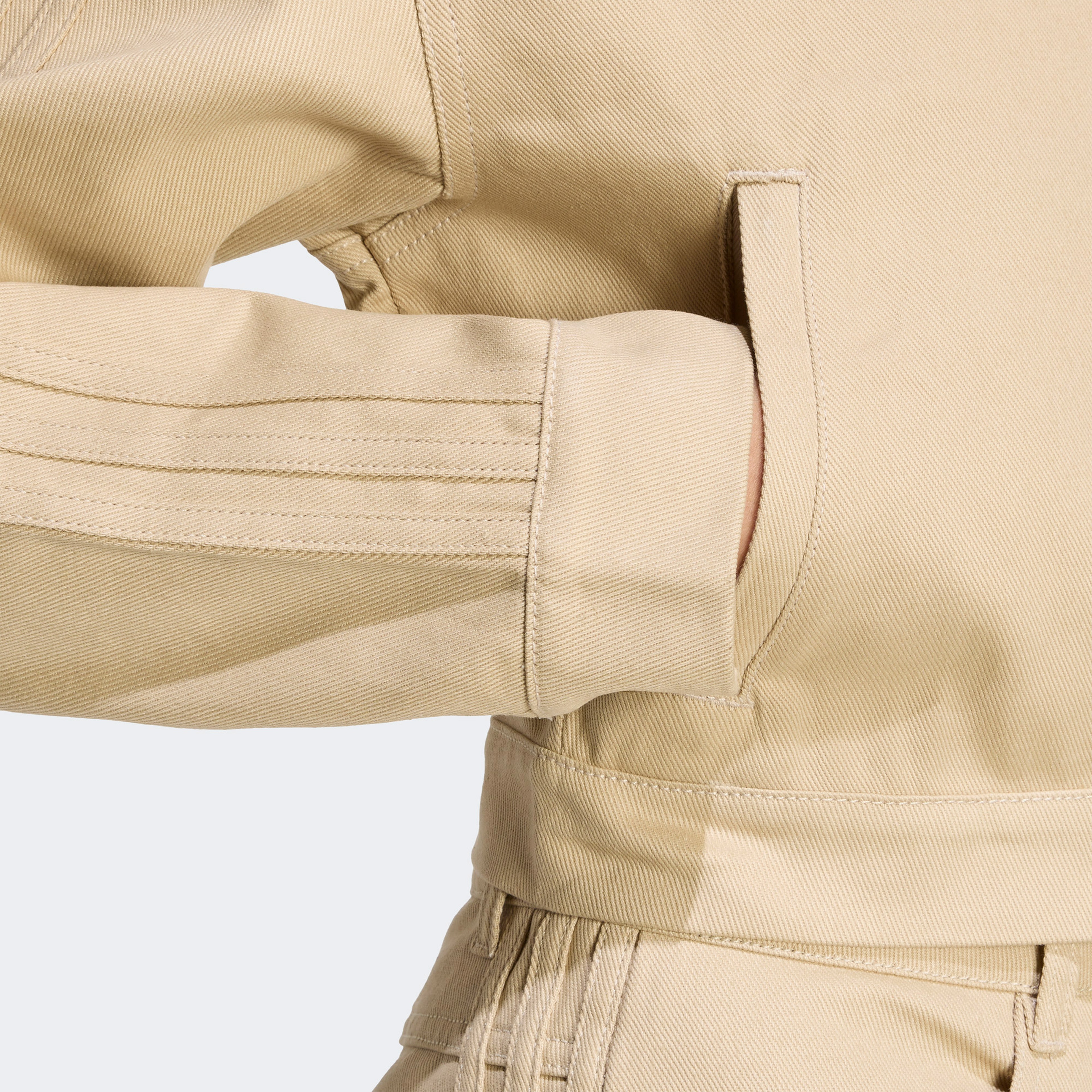 adidas Kadın Firebird Dimi Kısa Bej Eşofman Üstü