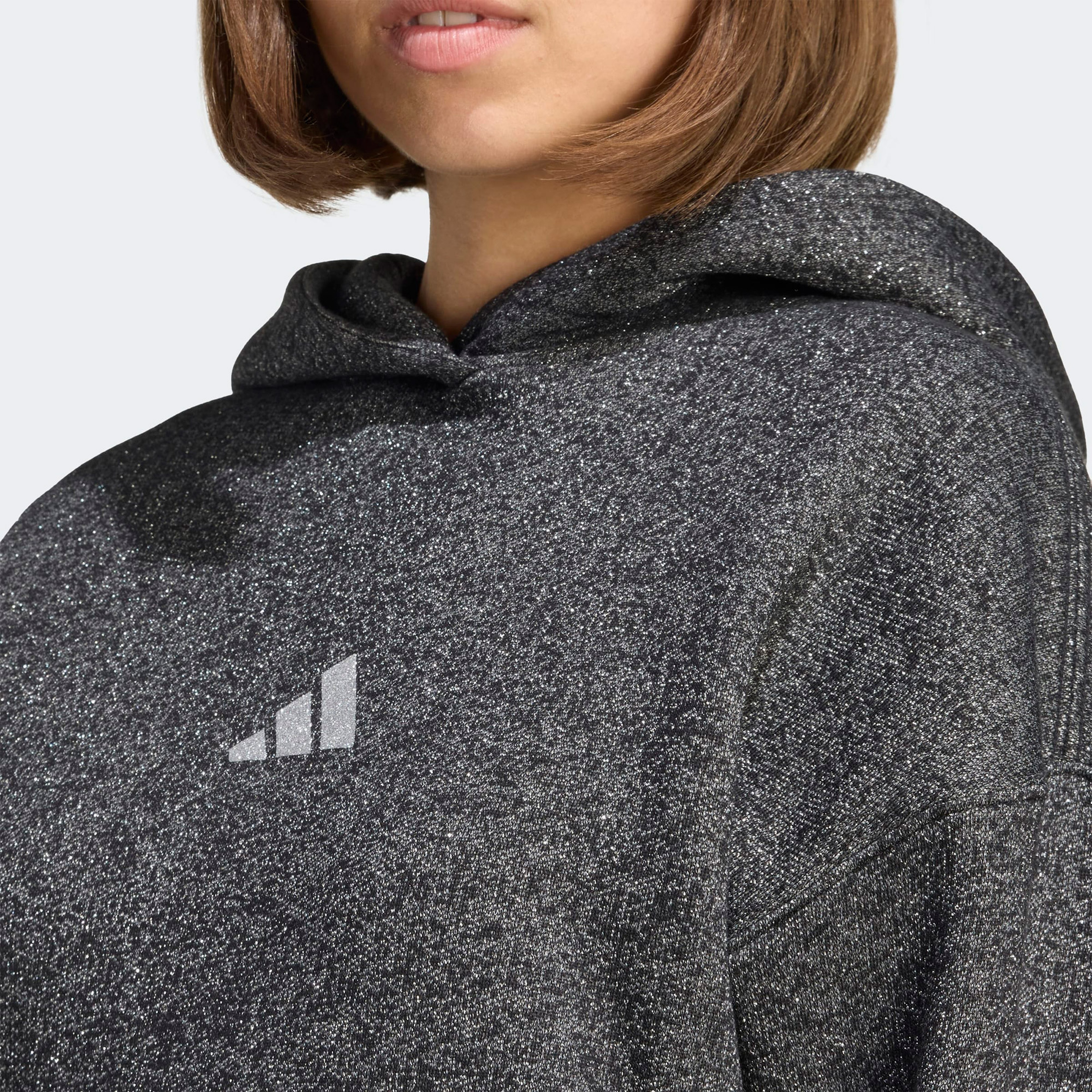 adidas All Szn Hl Hd Kadın Siyah Sweatshirt